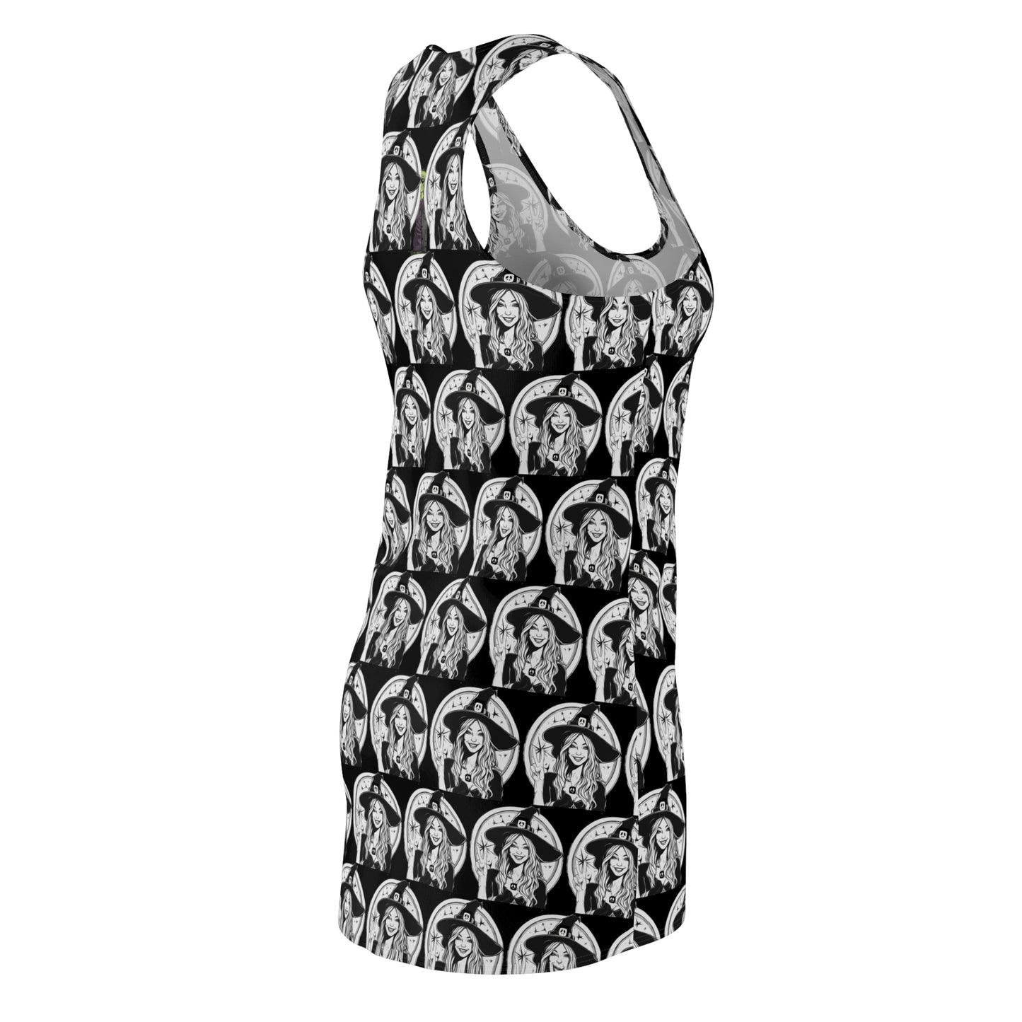 Witching You Peace Racerback Sleeveless Dress for Halloween