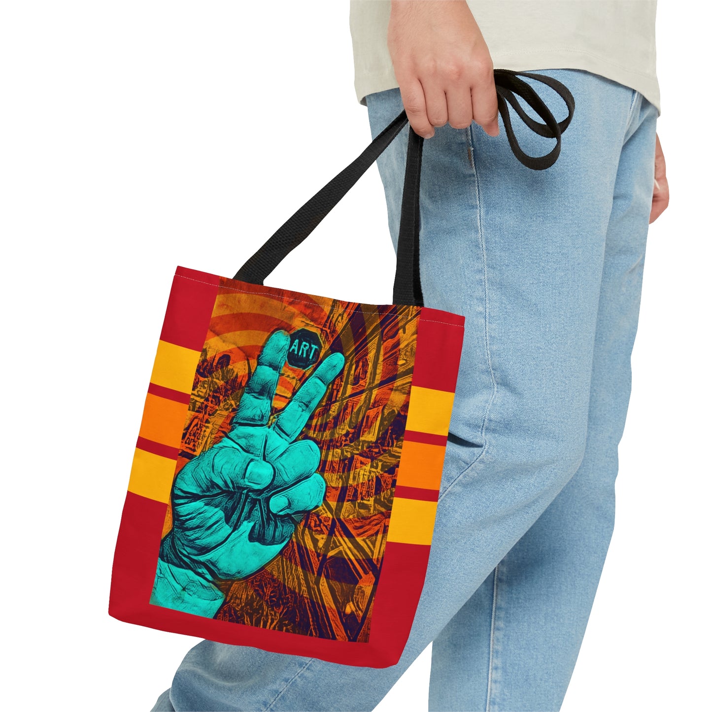 Peace & Art Tote Bag