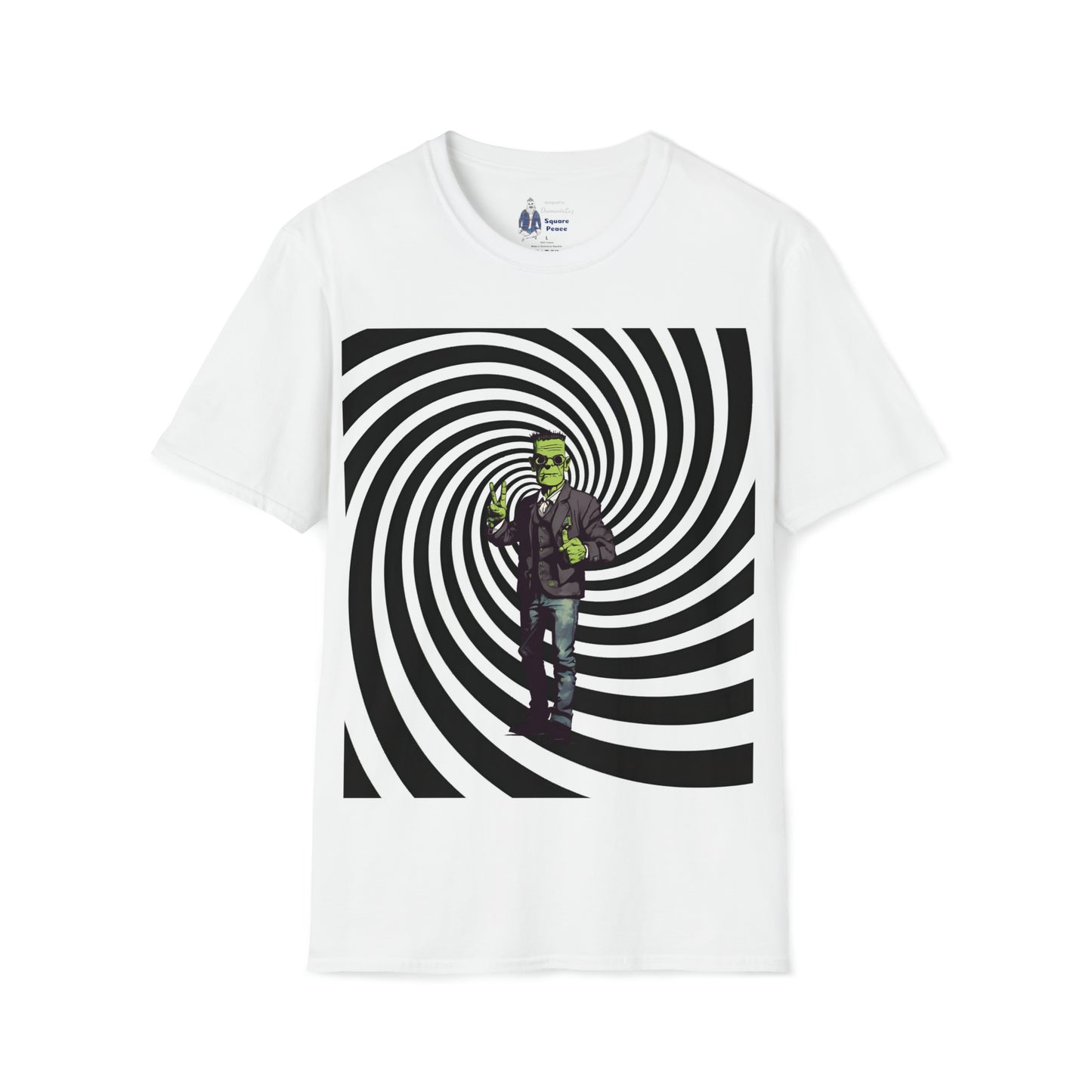 Peace Sign Frankenstein T-Shirt