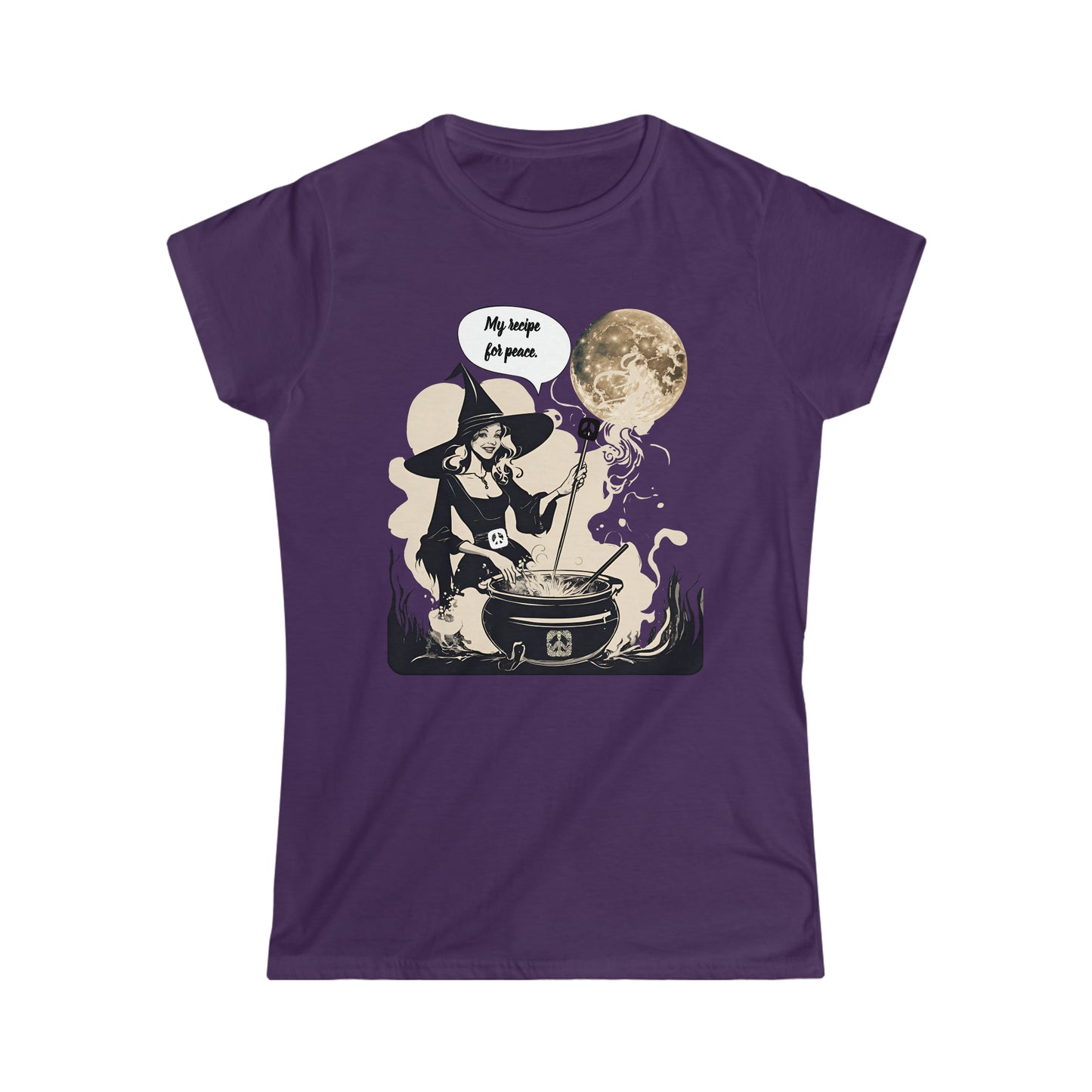 Recipe for Peace Women's Softstyle Tee for Halloween