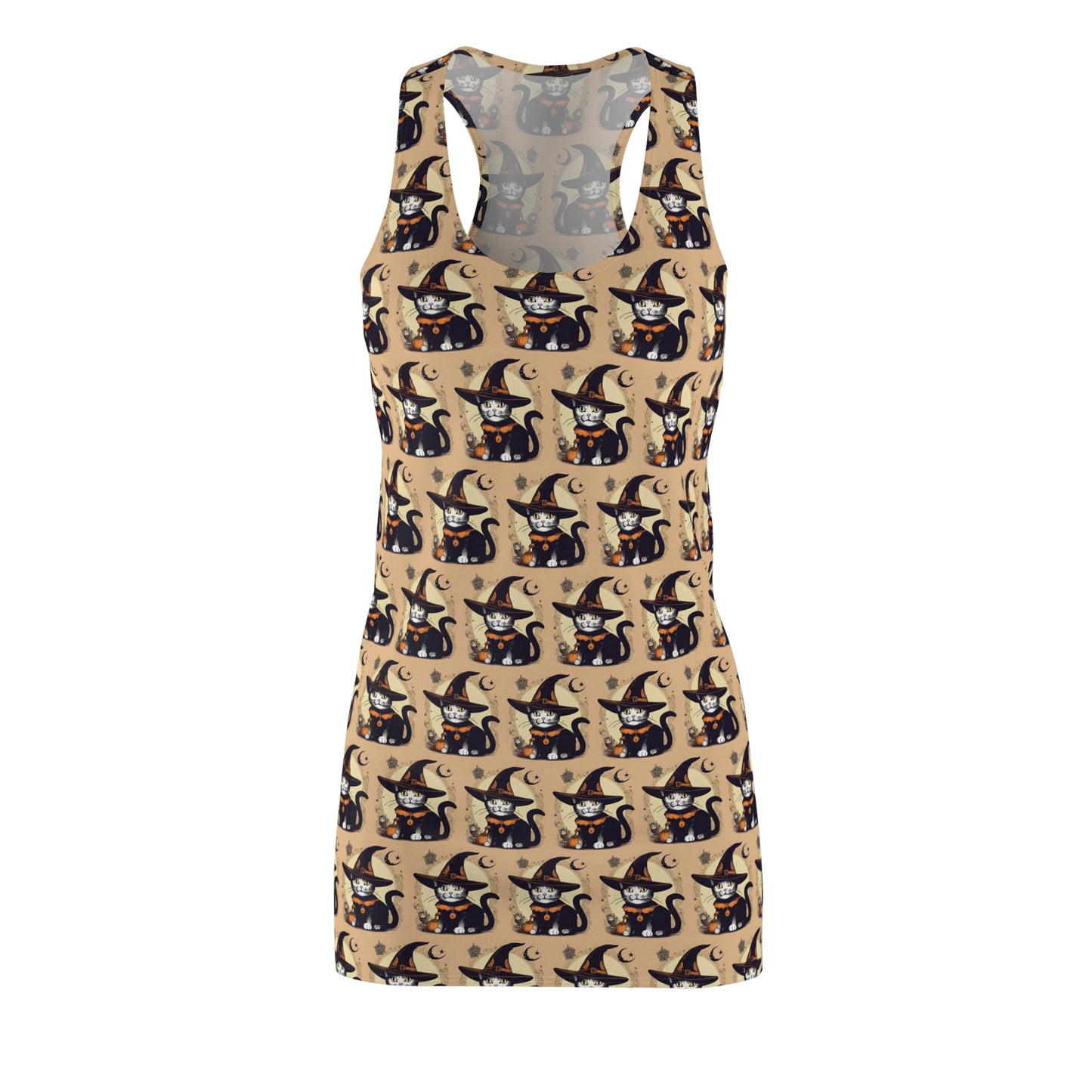 Peace Kitties Racerback Sleeveless Dress for Halloween