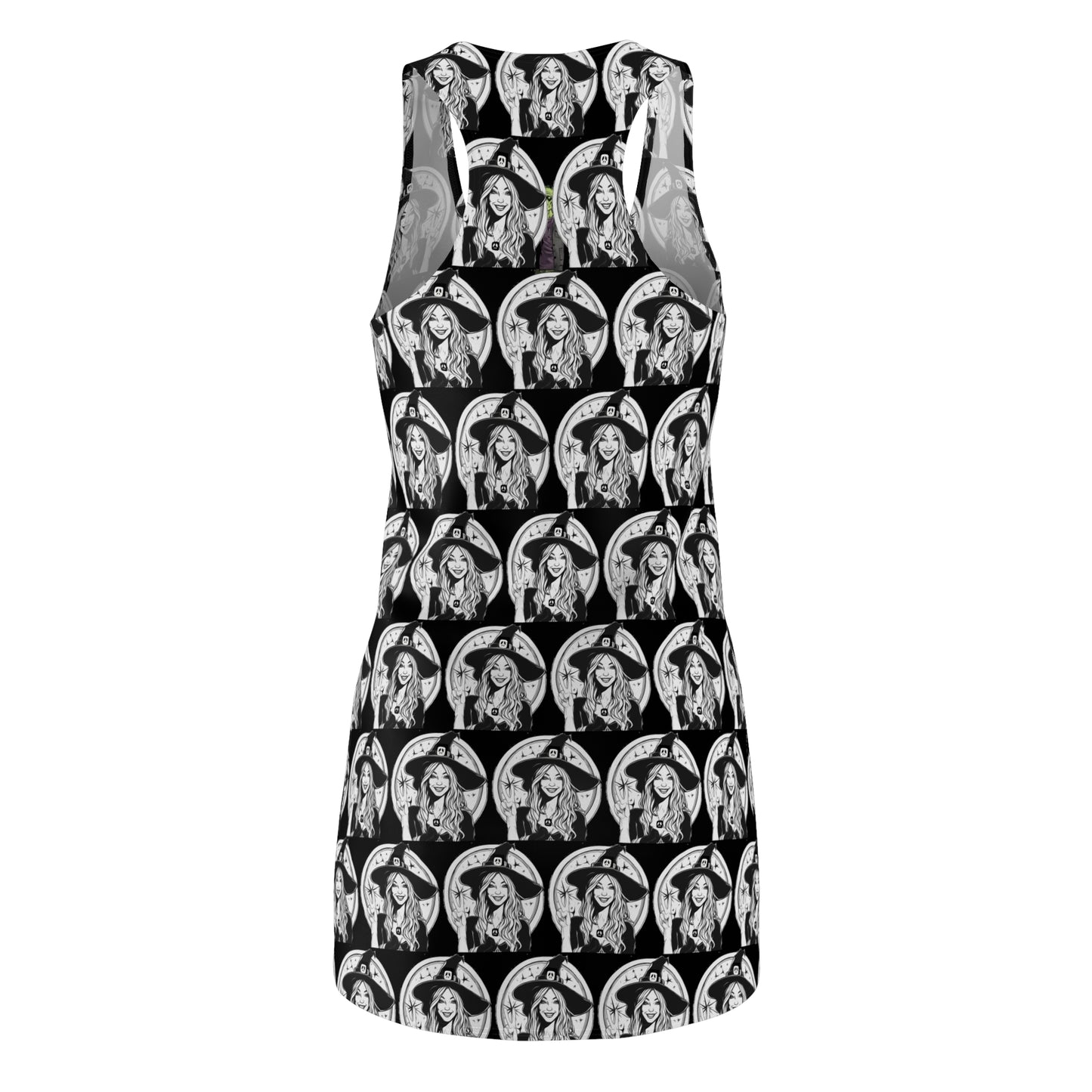 Witching You Peace Racerback Sleeveless Dress for Halloween