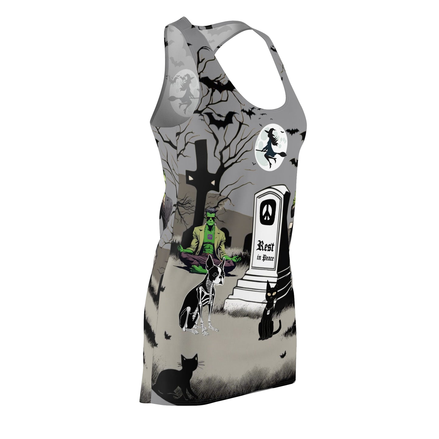 Night of Peace Sleeveless Racerback dress for Halloween