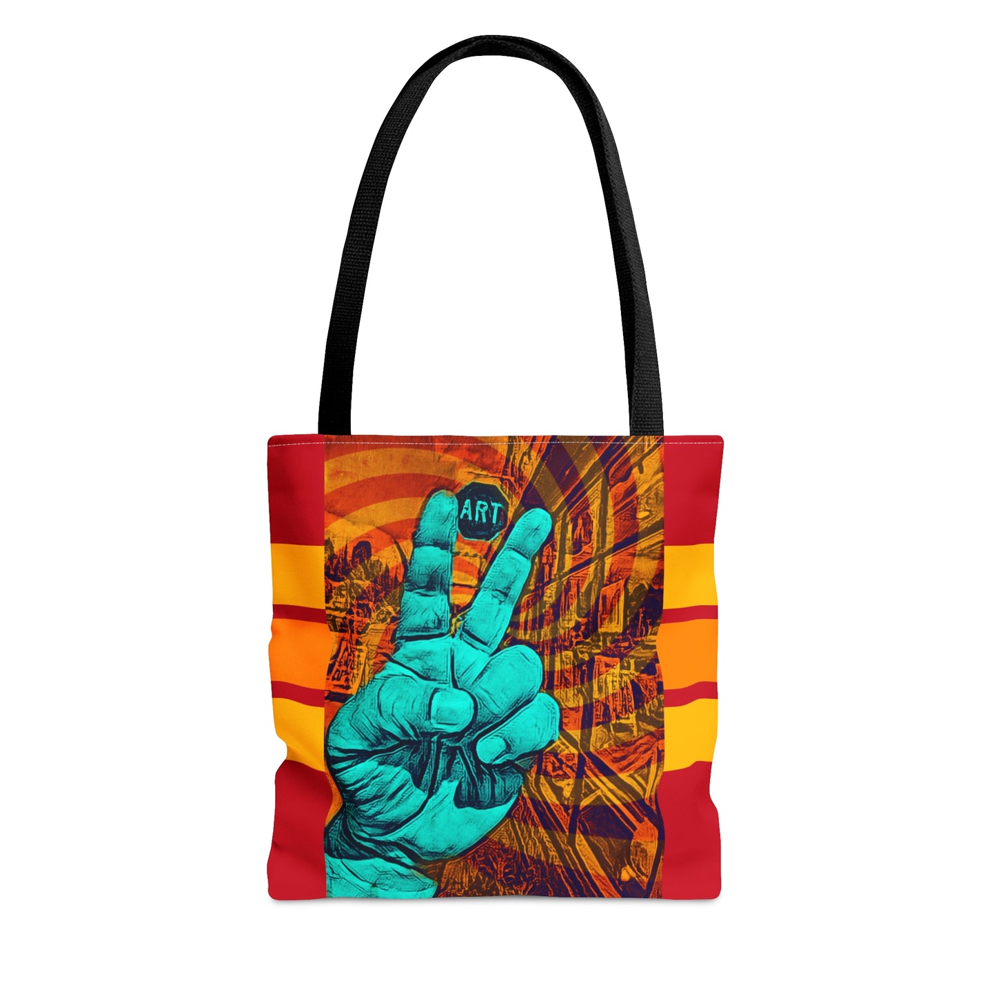 Peace & Art Tote Bag