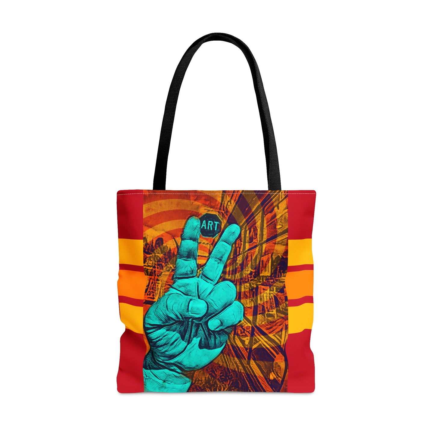 Peace & Art Tote Bag