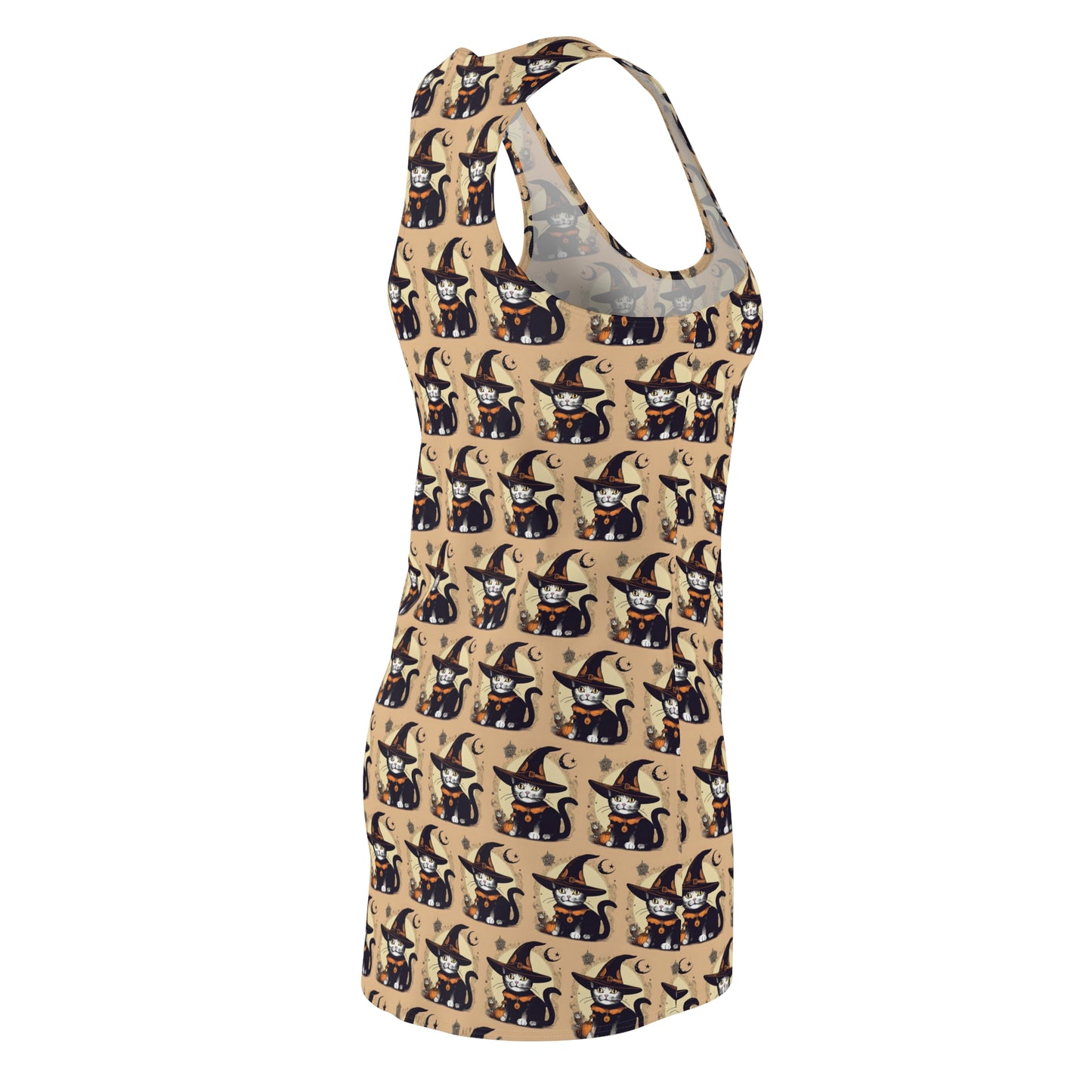 Peace Kitties Racerback Sleeveless Dress for Halloween