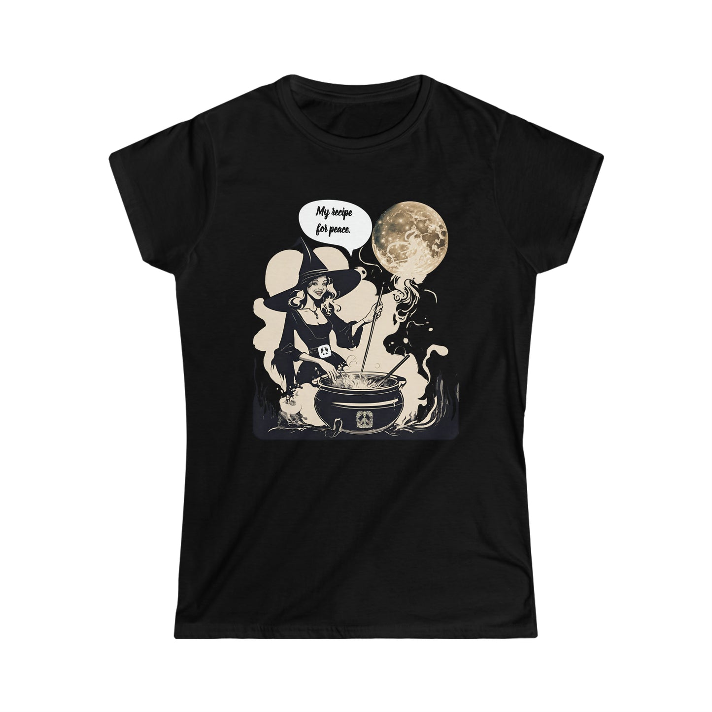 Recipe for Peace Women's Softstyle Tee for Halloween