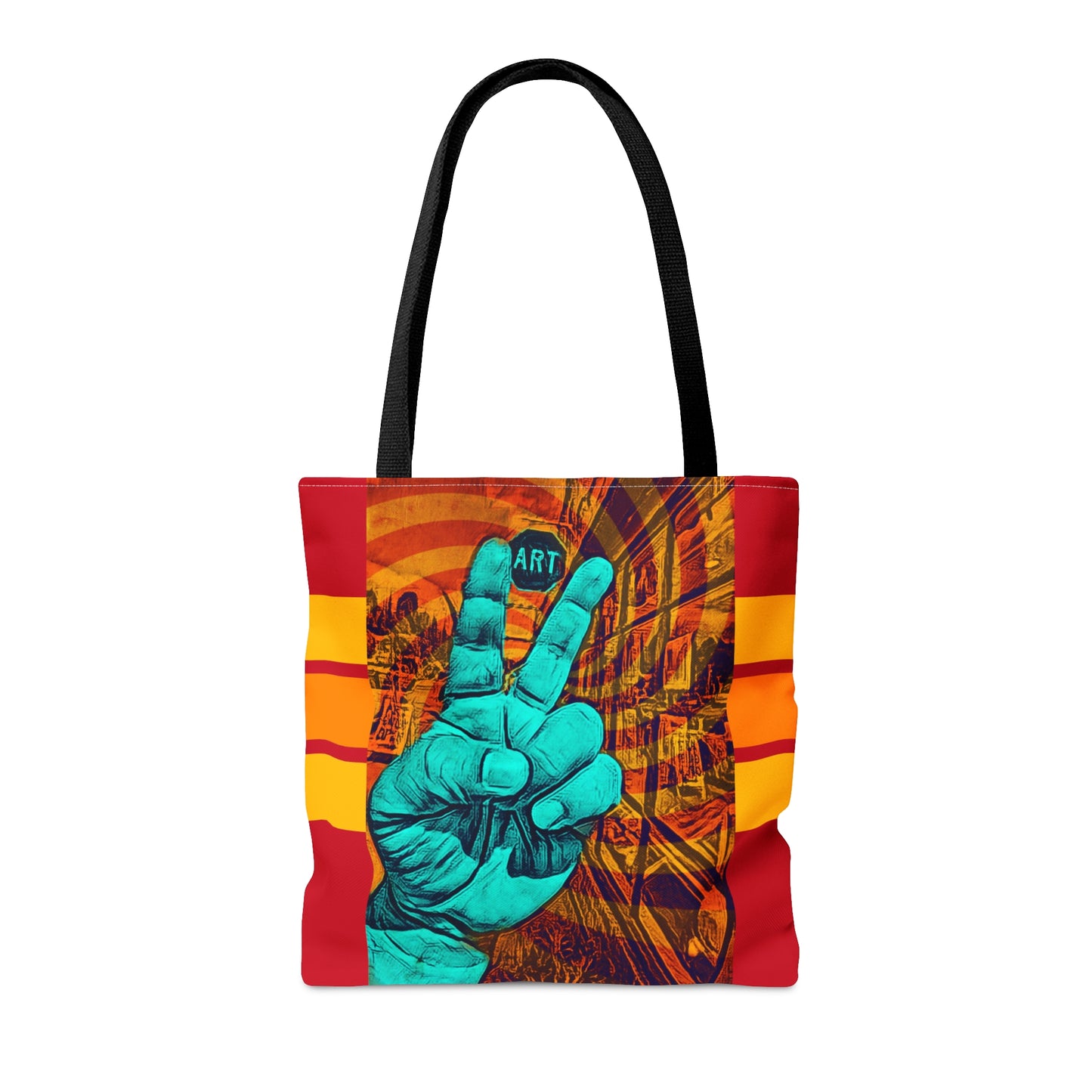 Peace & Art Tote Bag