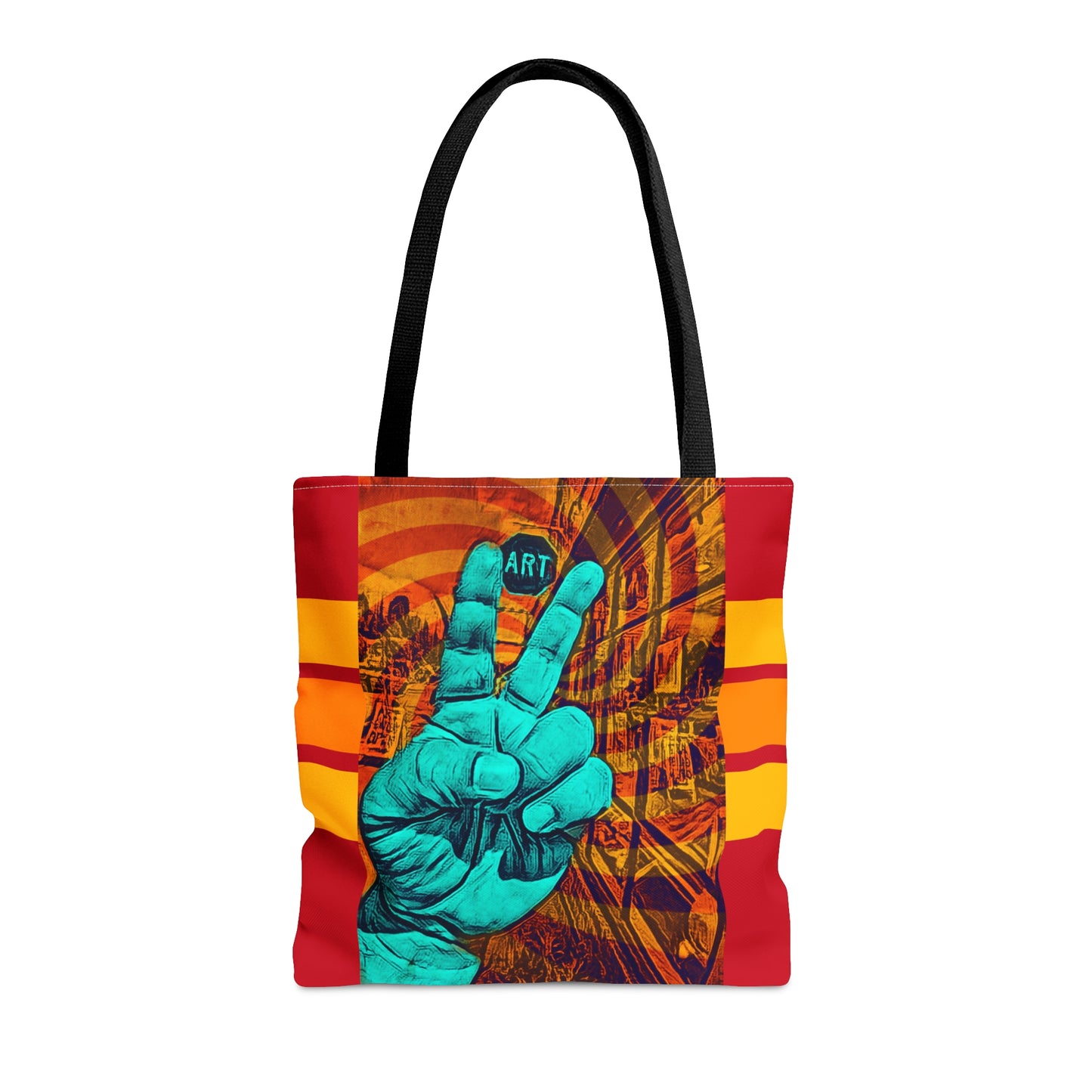 Peace & Art Tote Bag
