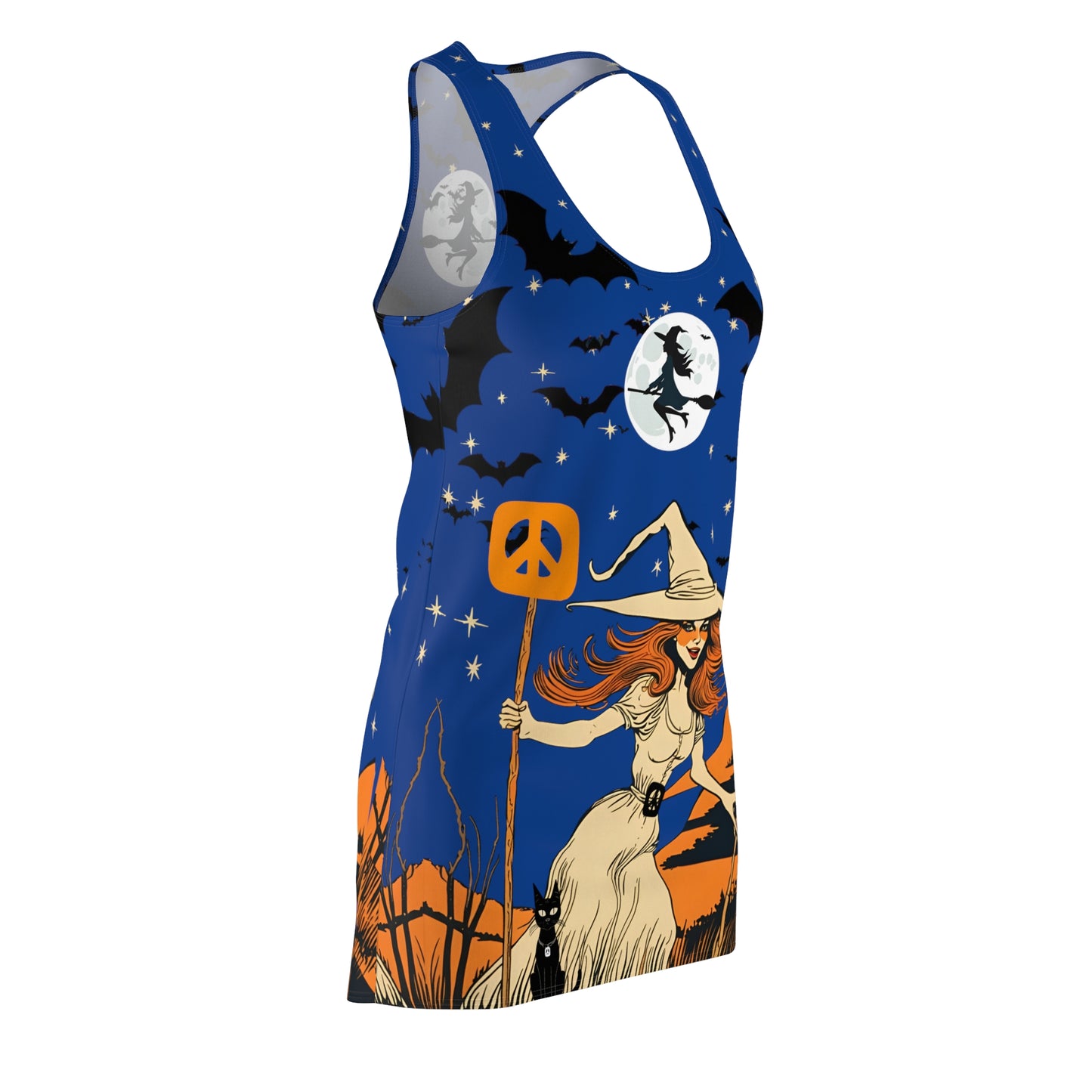 Witching You Peace Racerback Sleeveless for Halloween