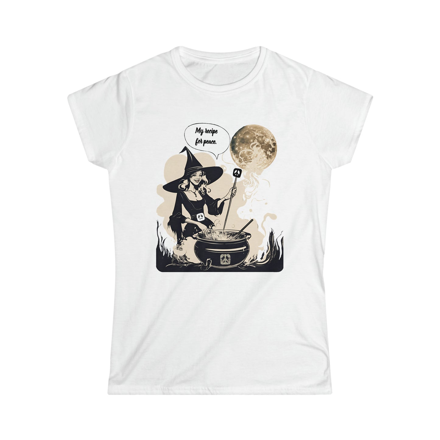 Recipe for Peace Women's Softstyle Tee for Halloween