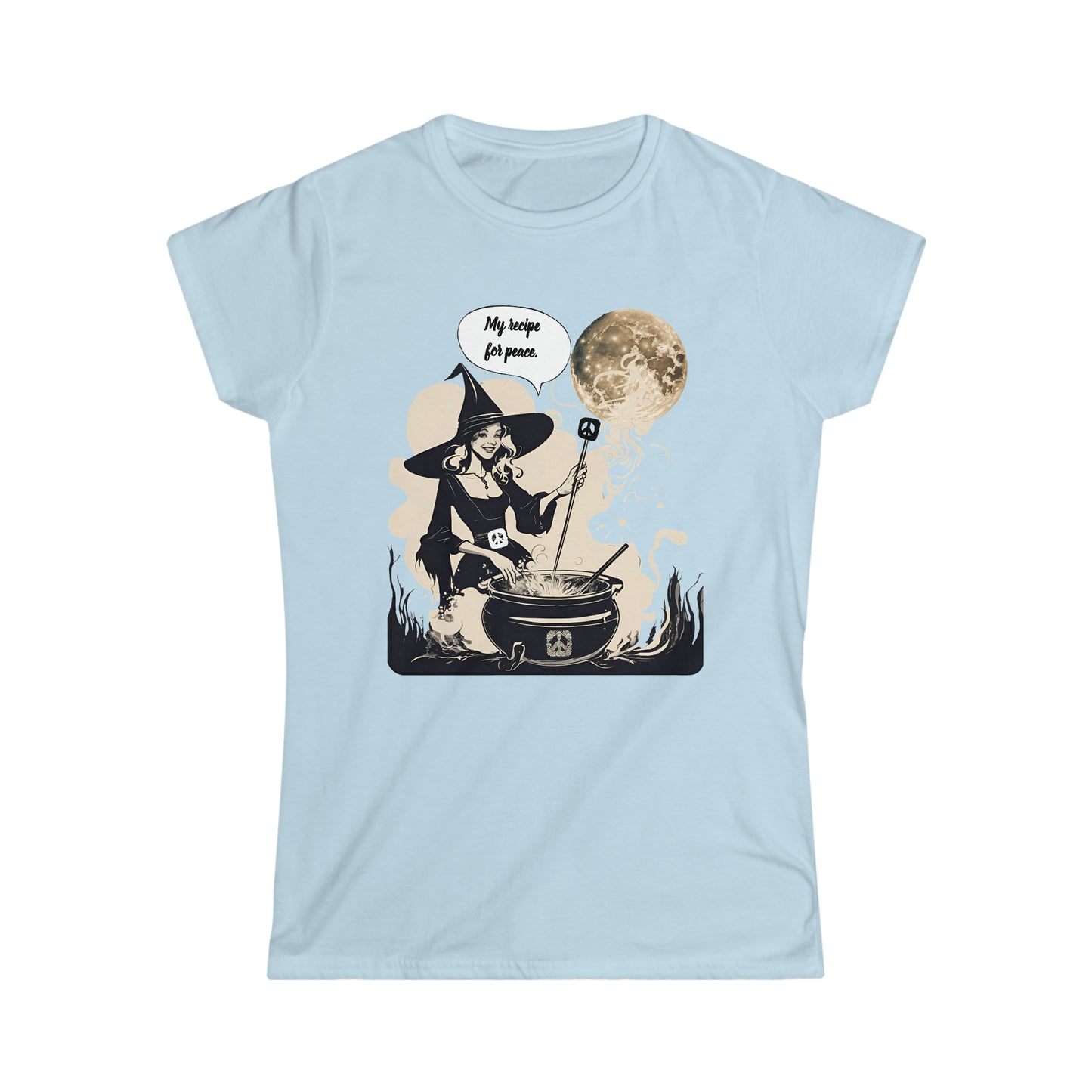 Recipe for Peace Women's Softstyle Tee for Halloween