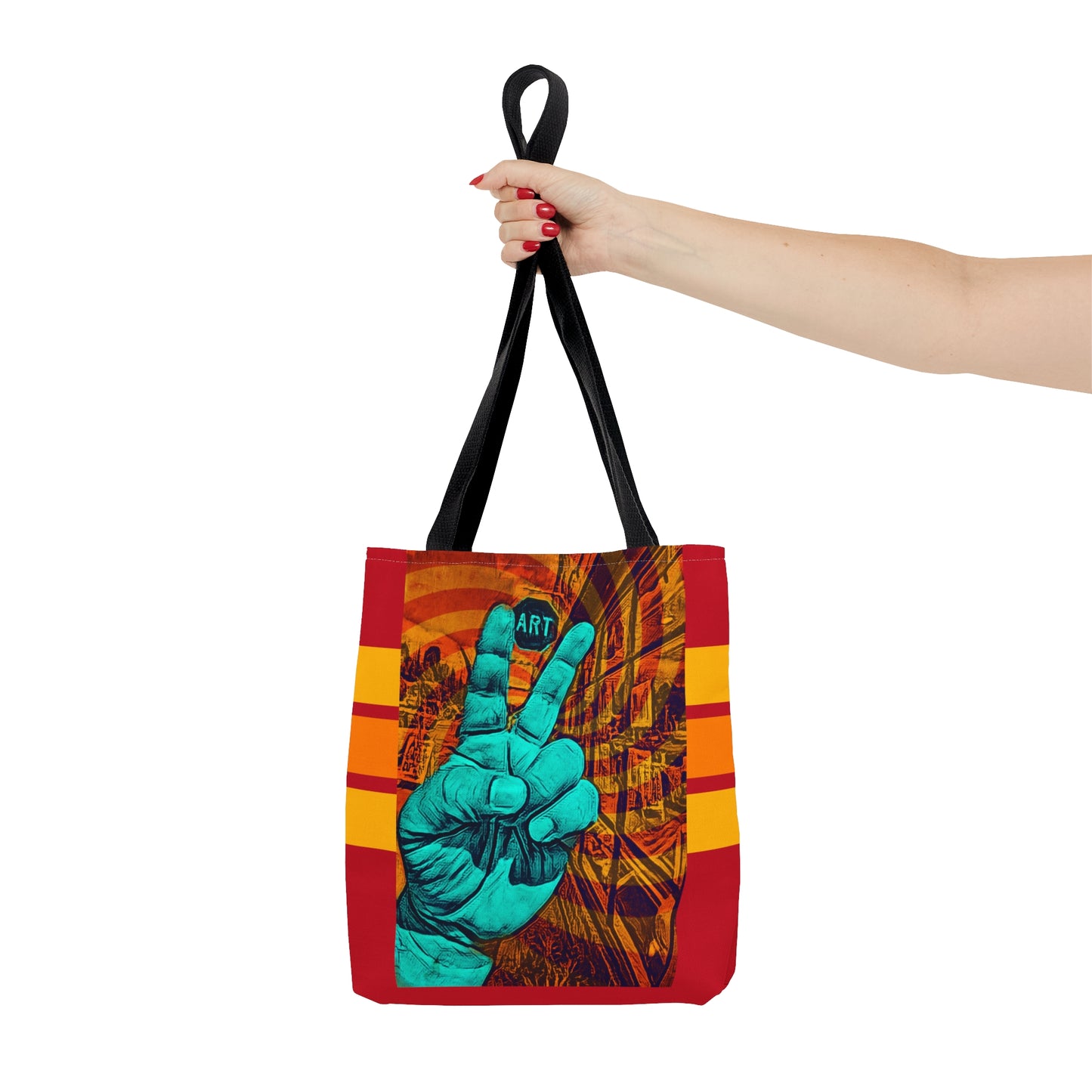 Peace & Art Tote Bag