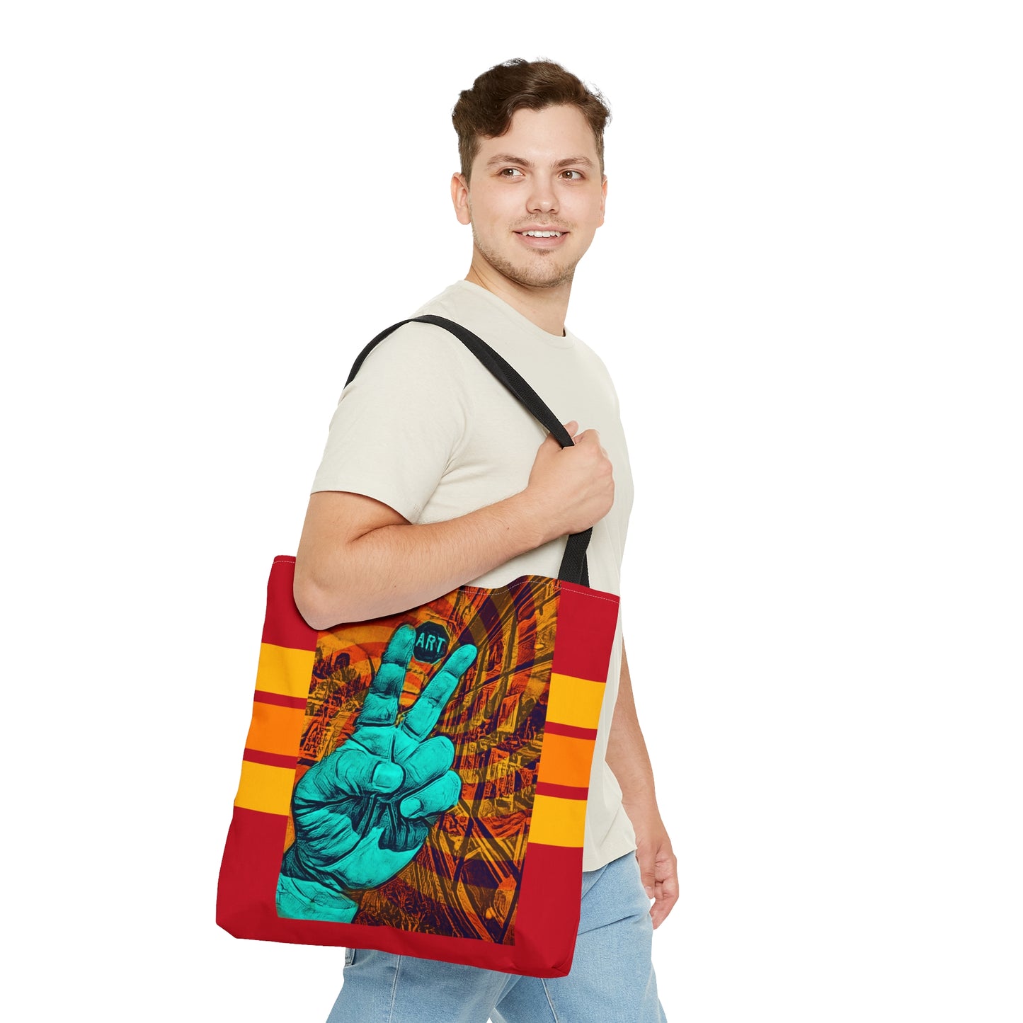 Peace & Art Tote Bag