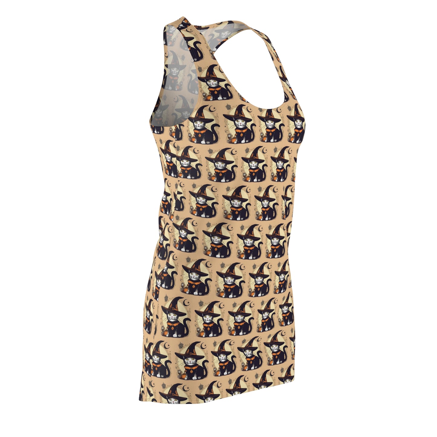 Peace Kitties Racerback Sleeveless Dress for Halloween