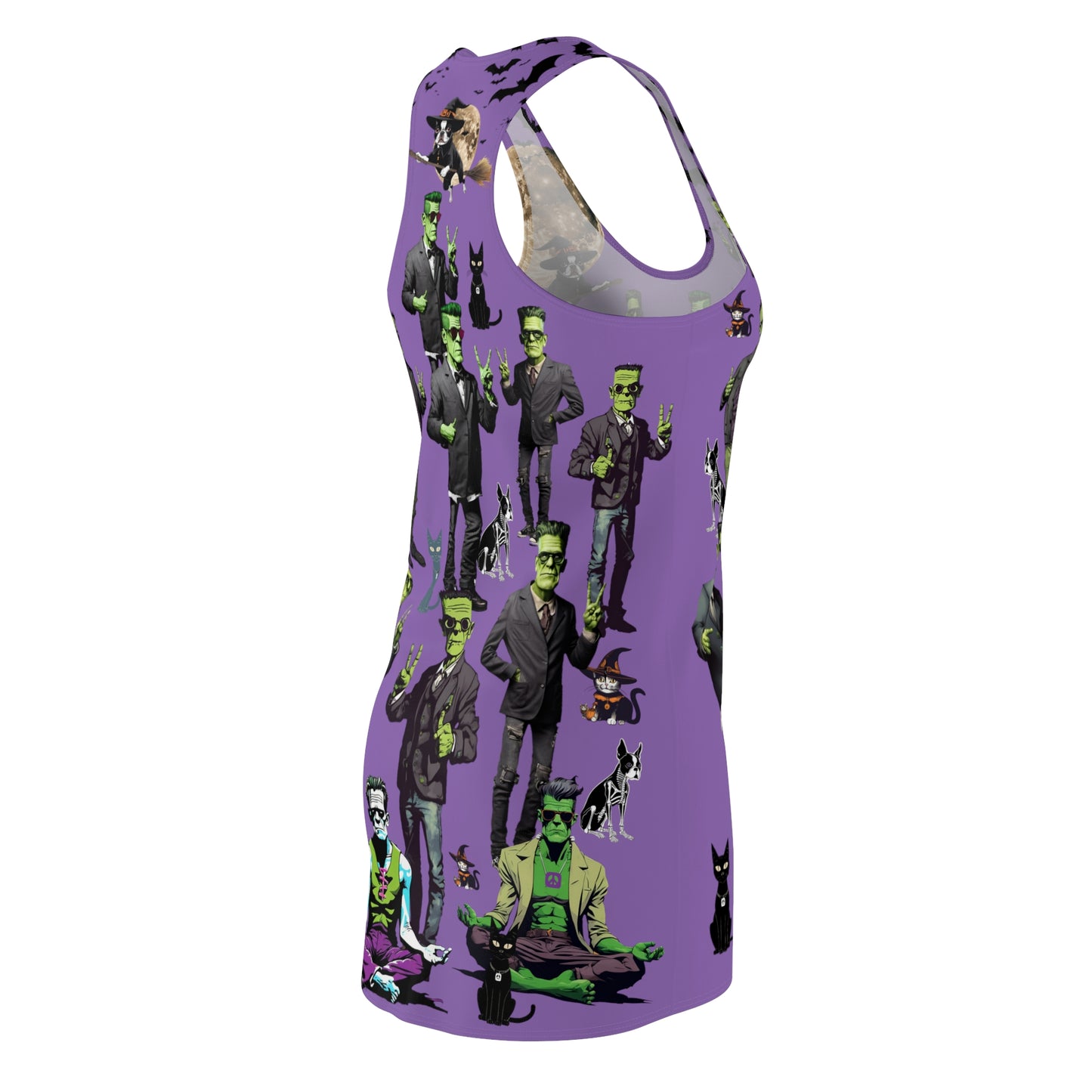 Peace Signs & Franensteins Racerback Sleeveless for Halloween