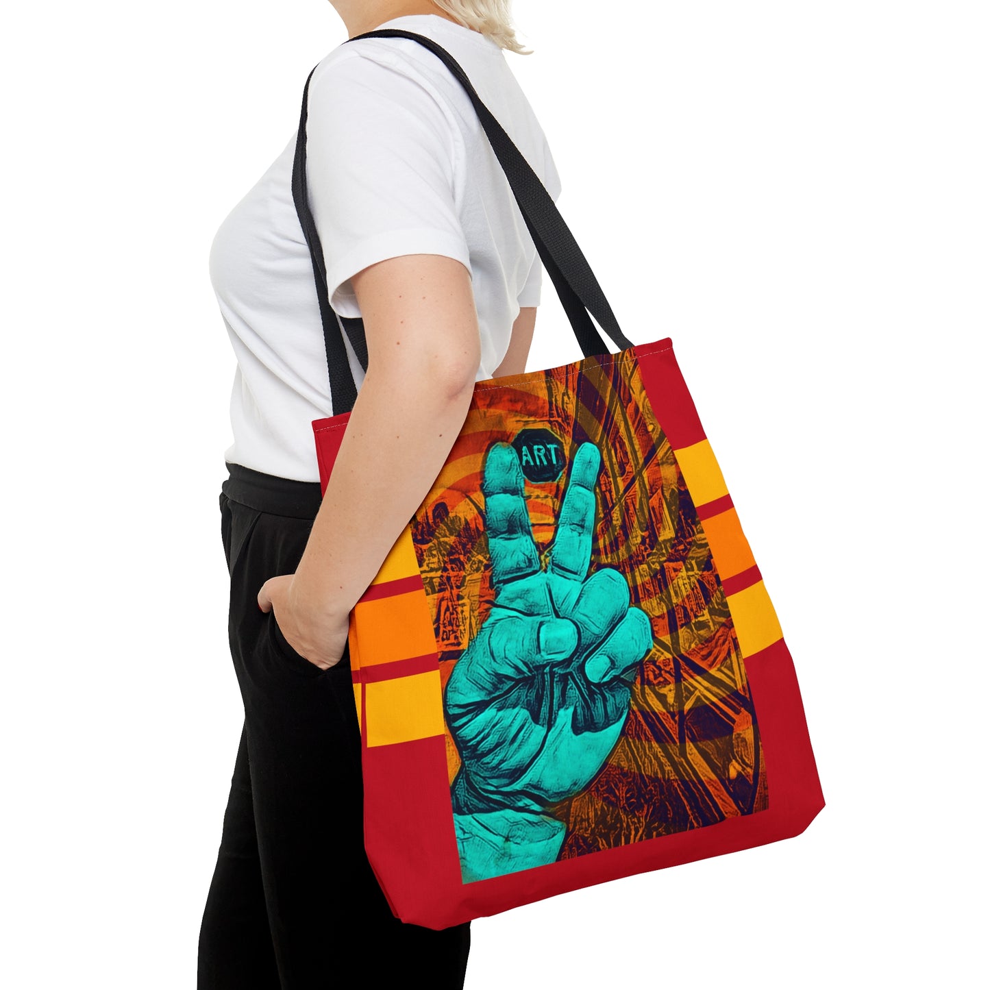 Peace & Art Tote Bag