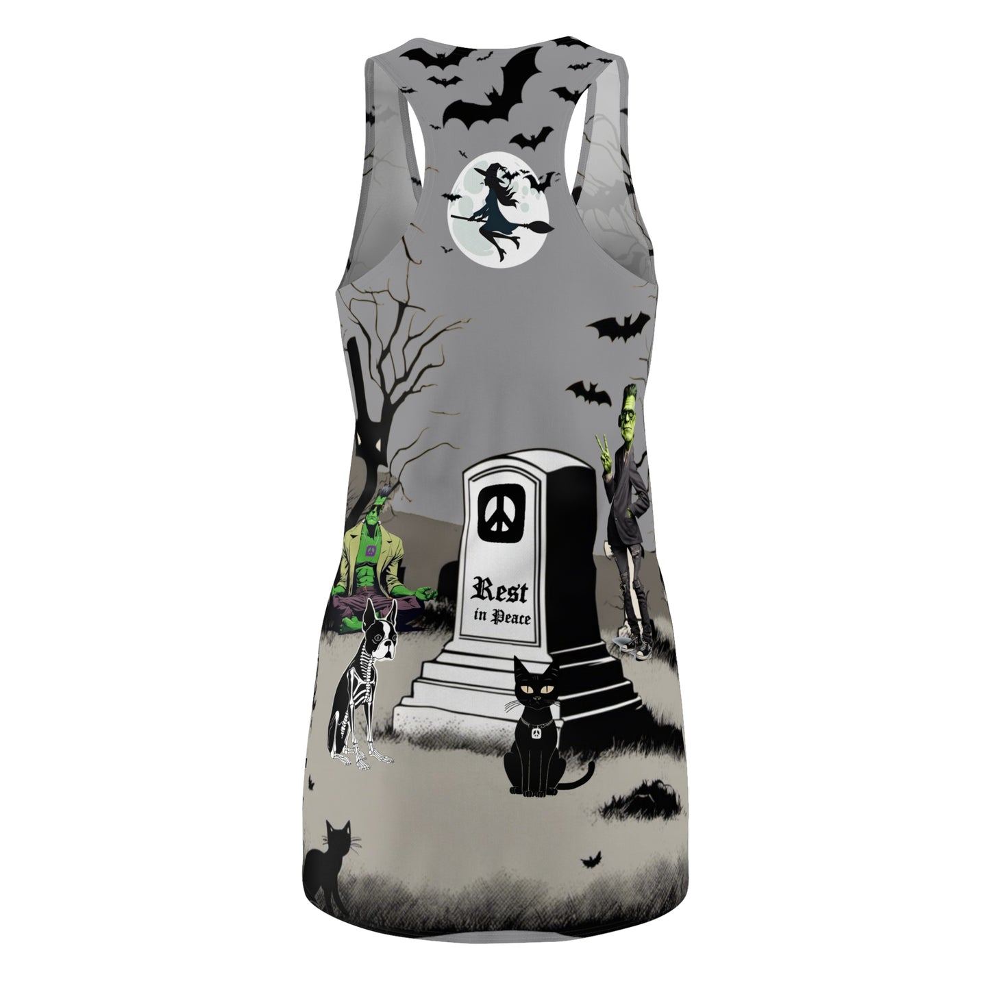 Night of Peace Sleeveless Racerback dress for Halloween