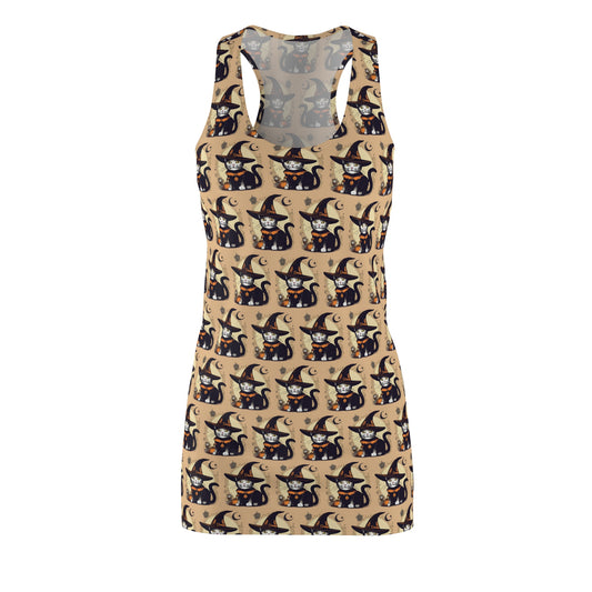 Peace Kitties Racerback Sleeveless Dress for Halloween