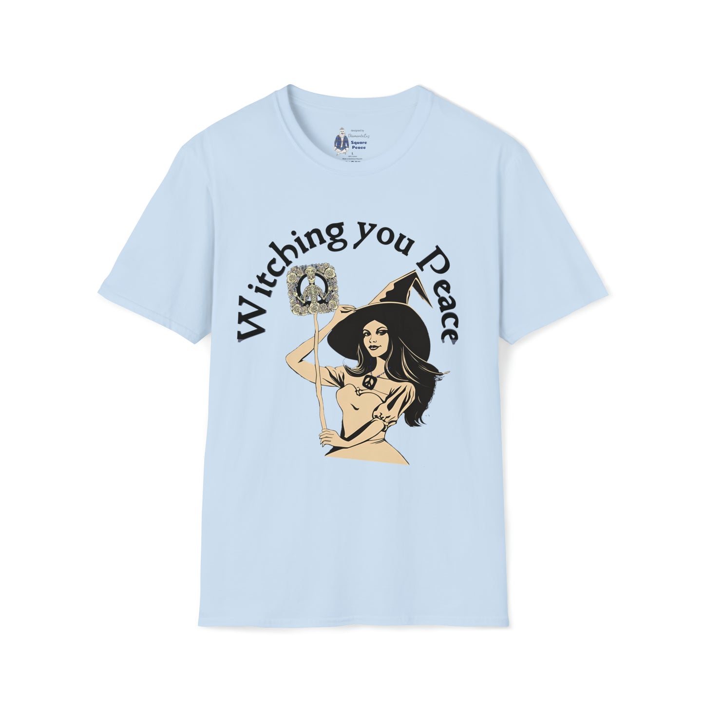 Witching You Peace T-Shirt for Halloween