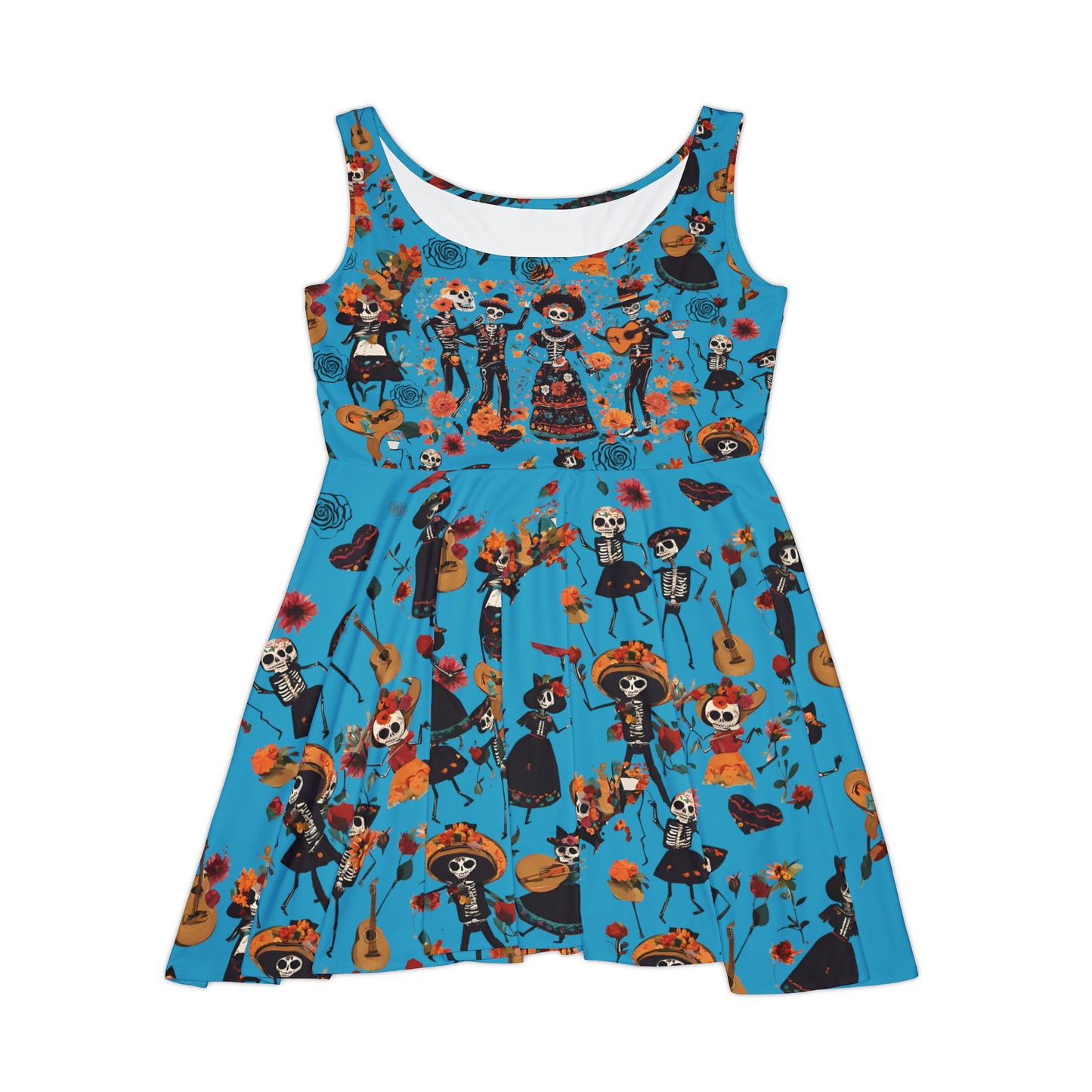 Day of the Dead Women's Sleeveless Skater Dress