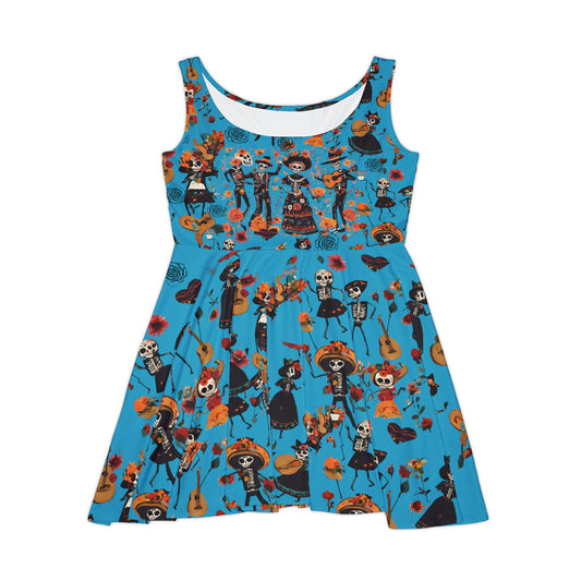 Day of the Dead Women's Sleeveless Skater Dress