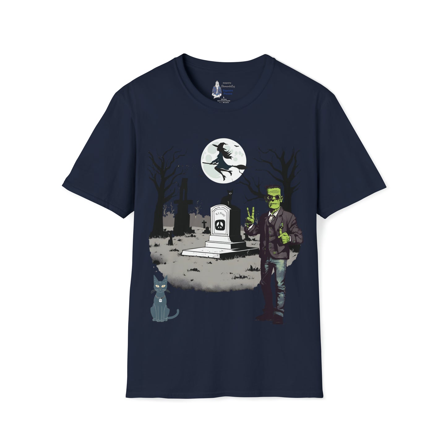 R.I.Peace Graveyard T-Shirt for Halloween