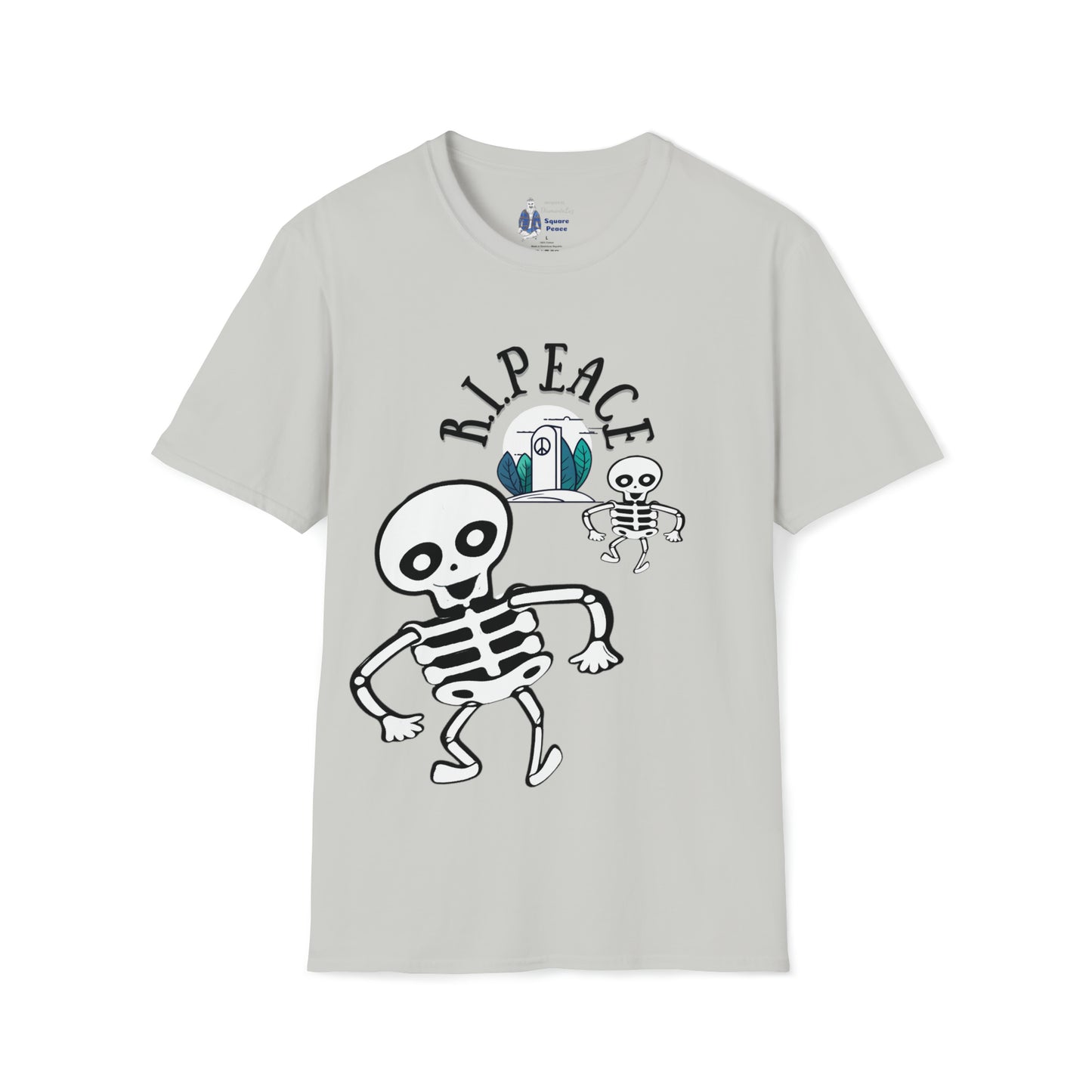 R.I.Peace Dancing Skeletons T-Shirt for Halloween