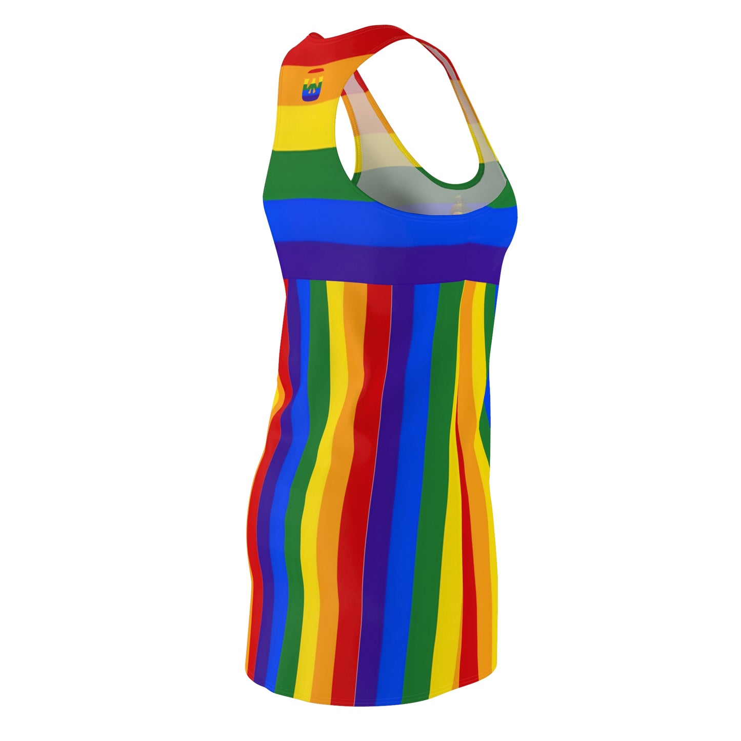 Rainbow Buddha Racerback Sleeveless Dress