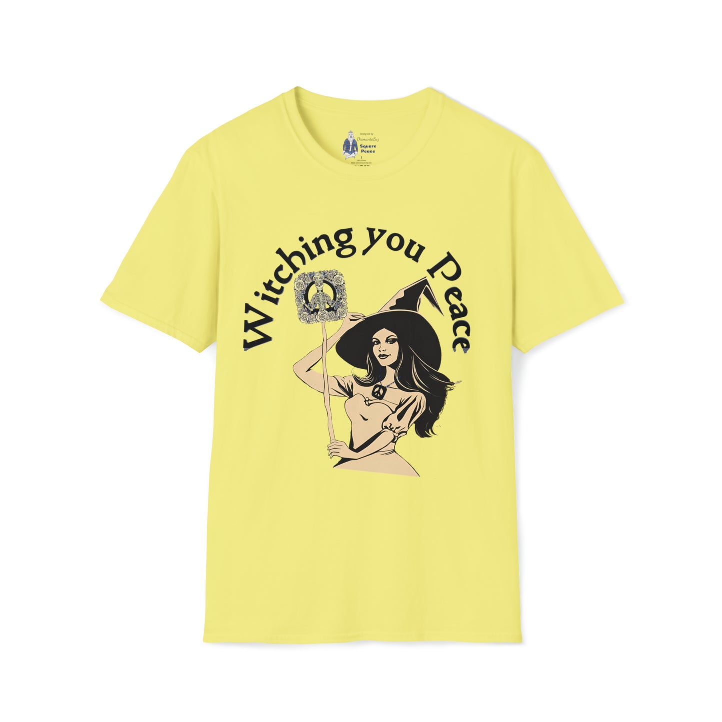 Witching You Peace T-Shirt for Halloween