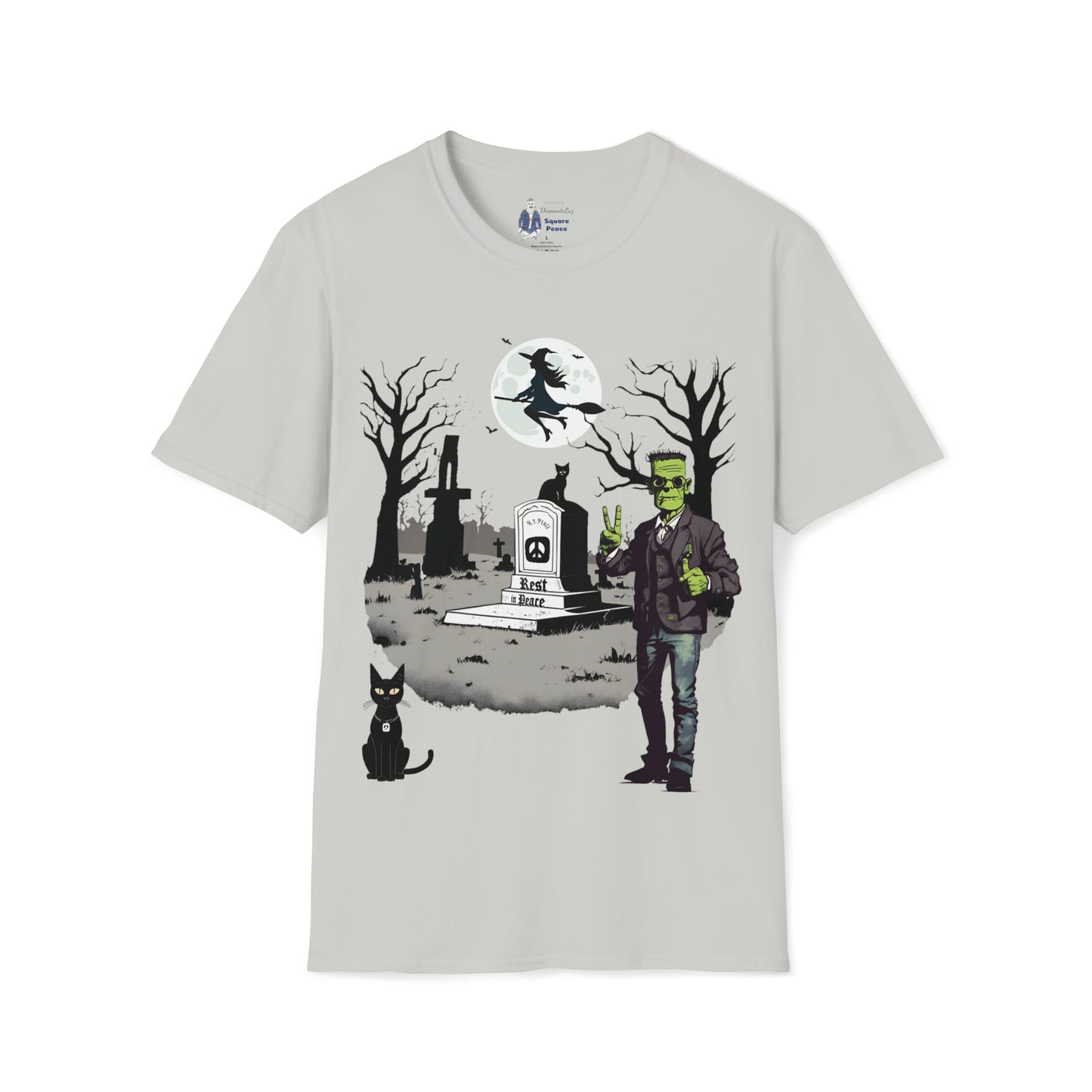 R.I.Peace Graveyard T-Shirt for Halloween