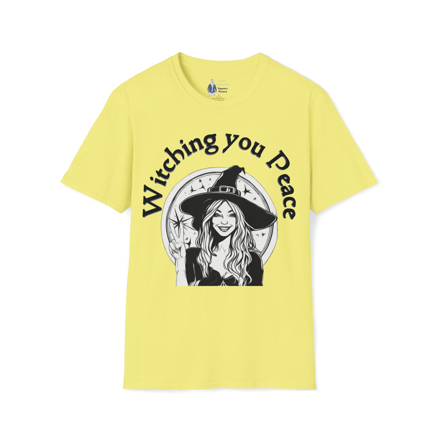 Witching You Peace T-Shirt for Halloween