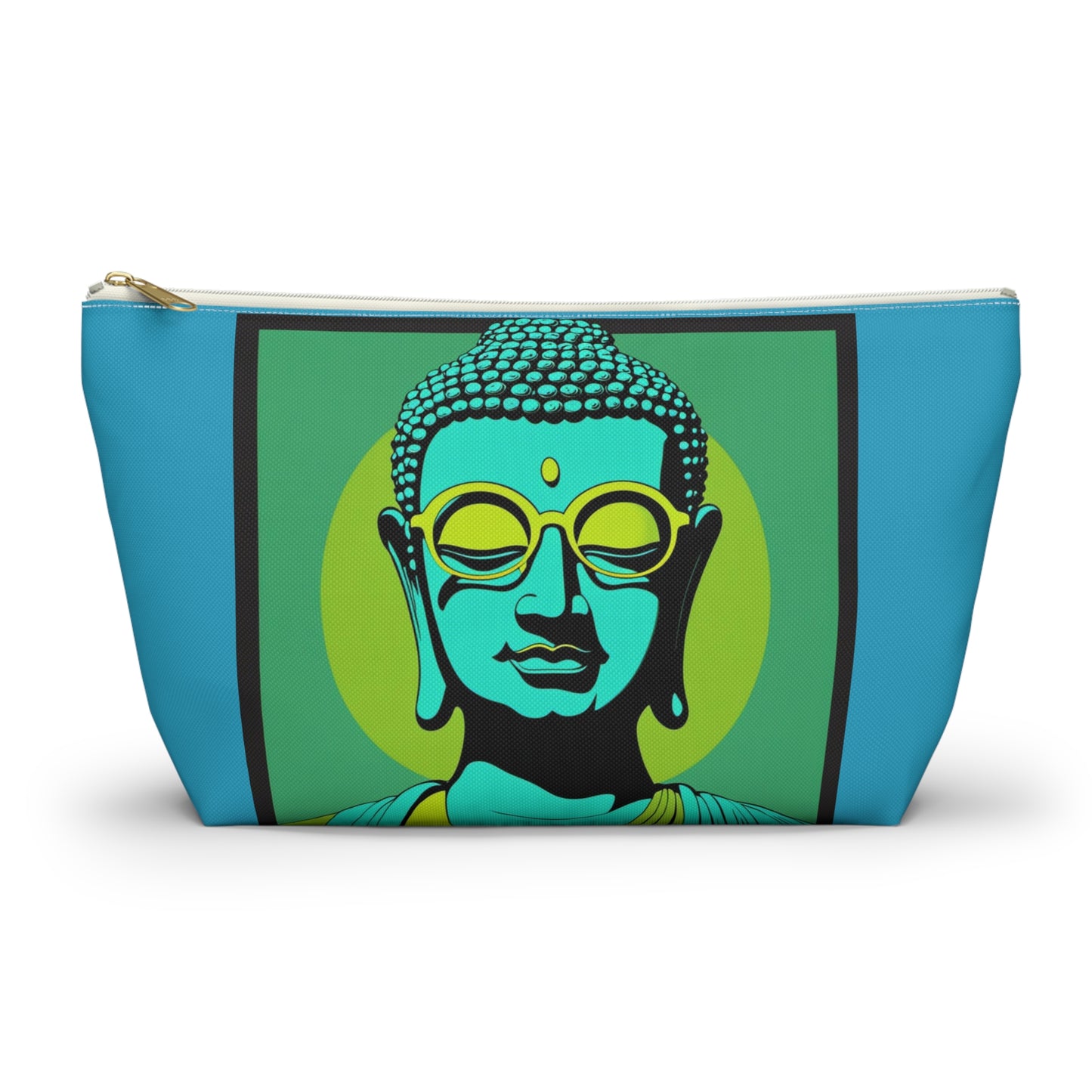 Pop Art Zen Buddha Accessory Pouch