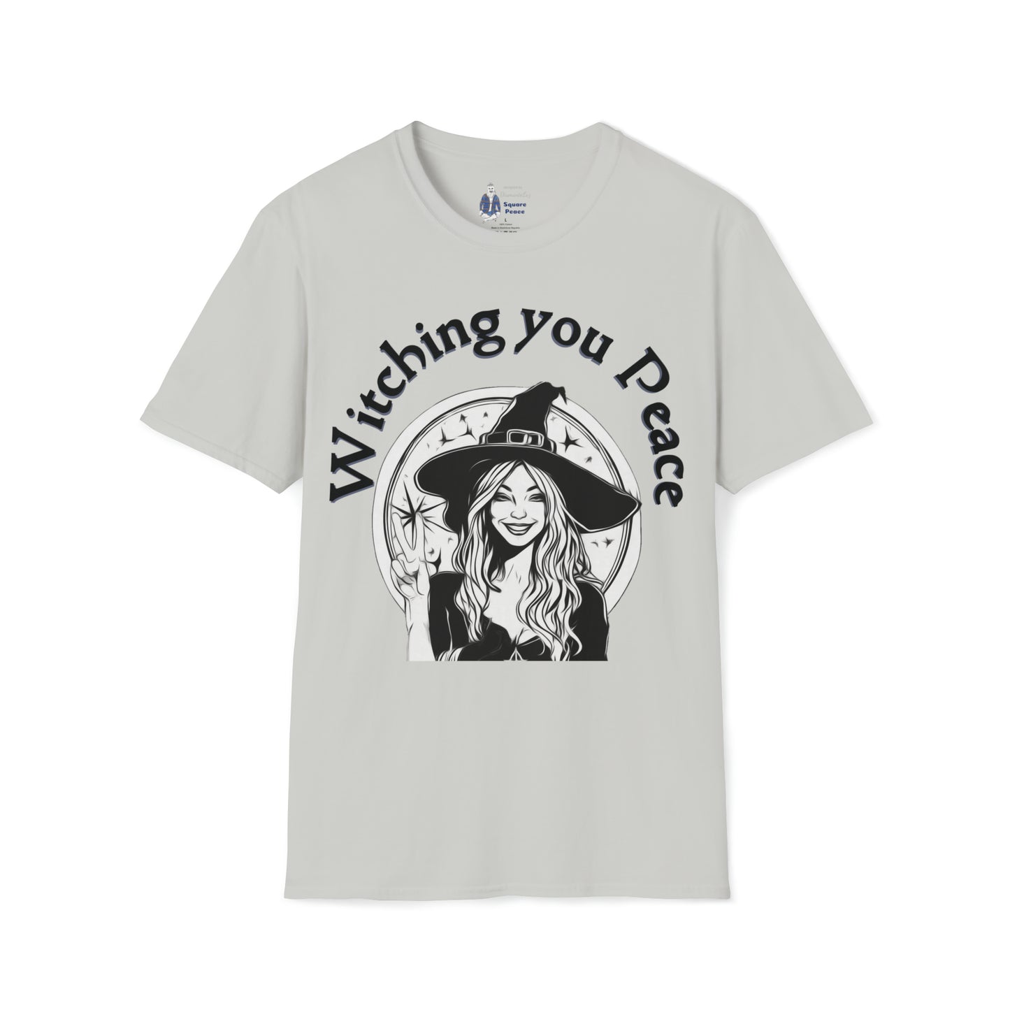 Witching You Peace T-Shirt for Halloween