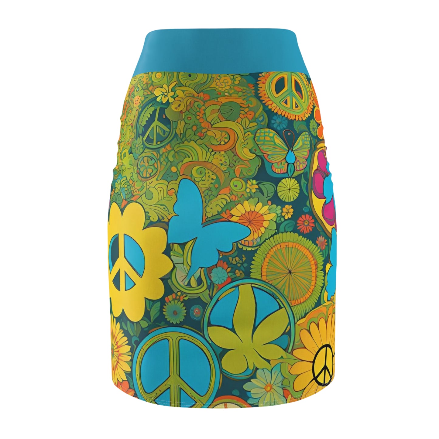 Flower Power Pencil Skirt