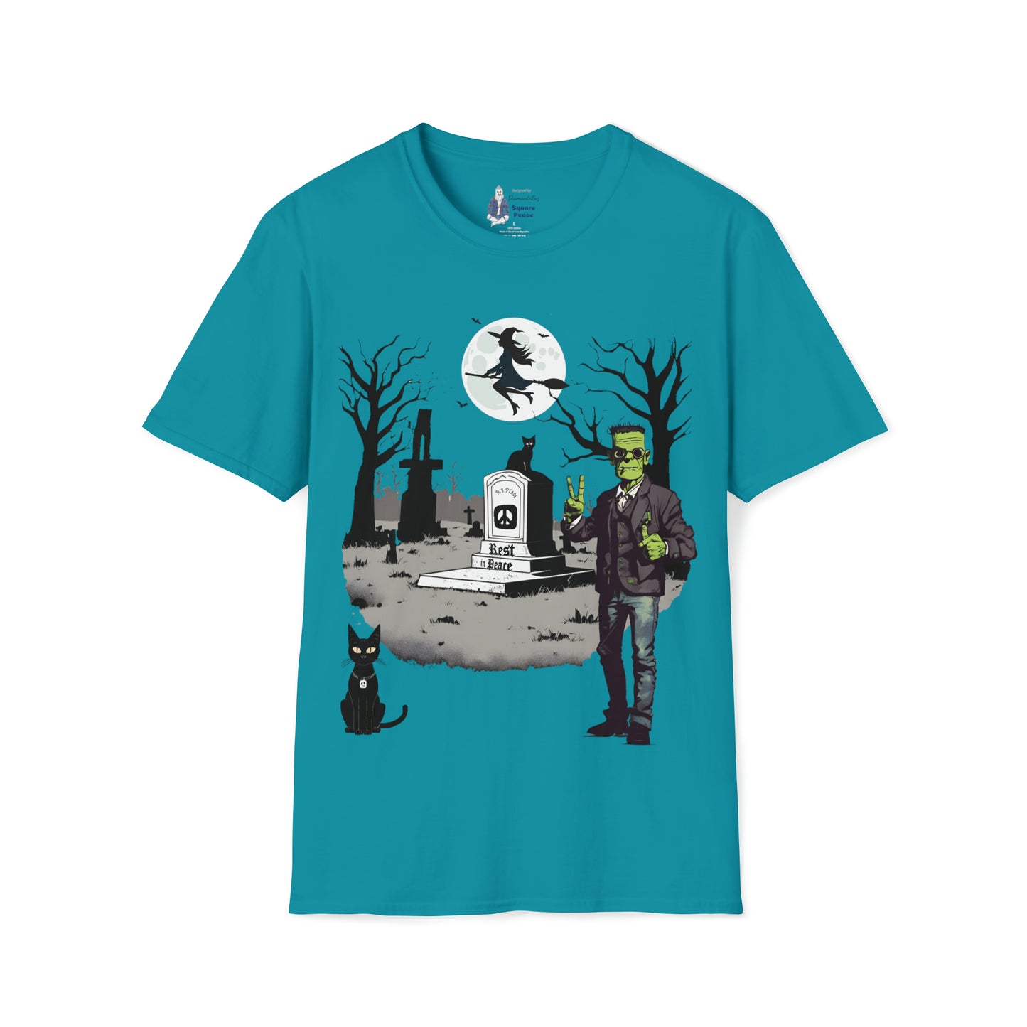 R.I.Peace Graveyard T-Shirt for Halloween