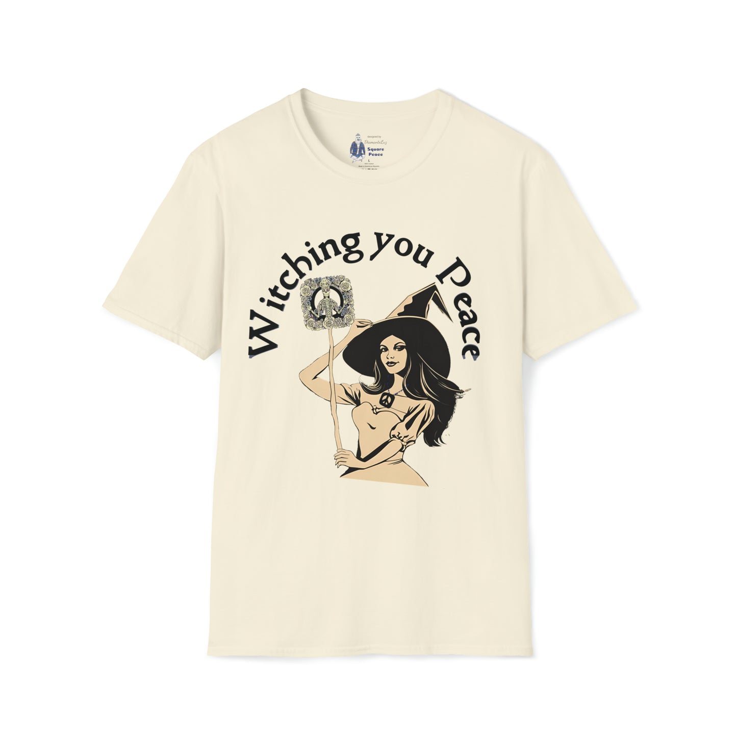 Witching You Peace T-Shirt for Halloween