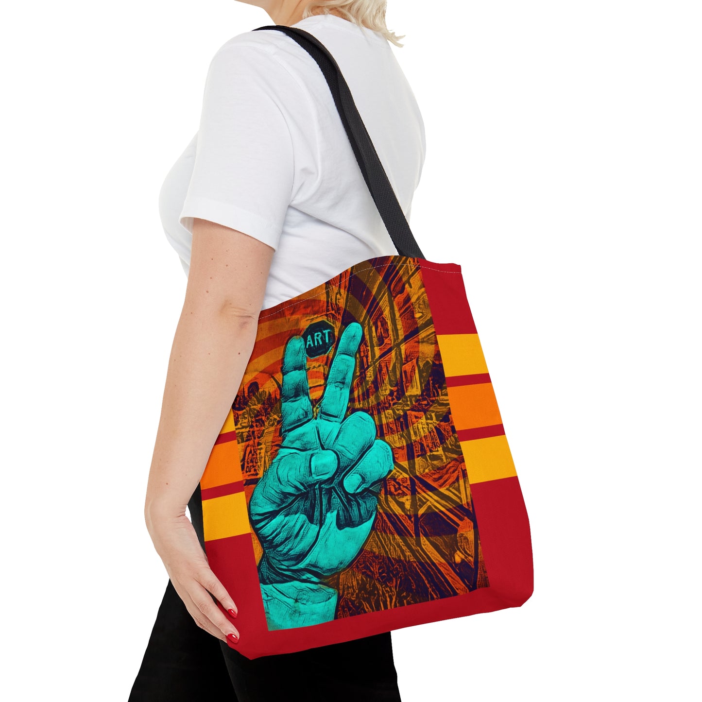 Peace & Art Tote Bag