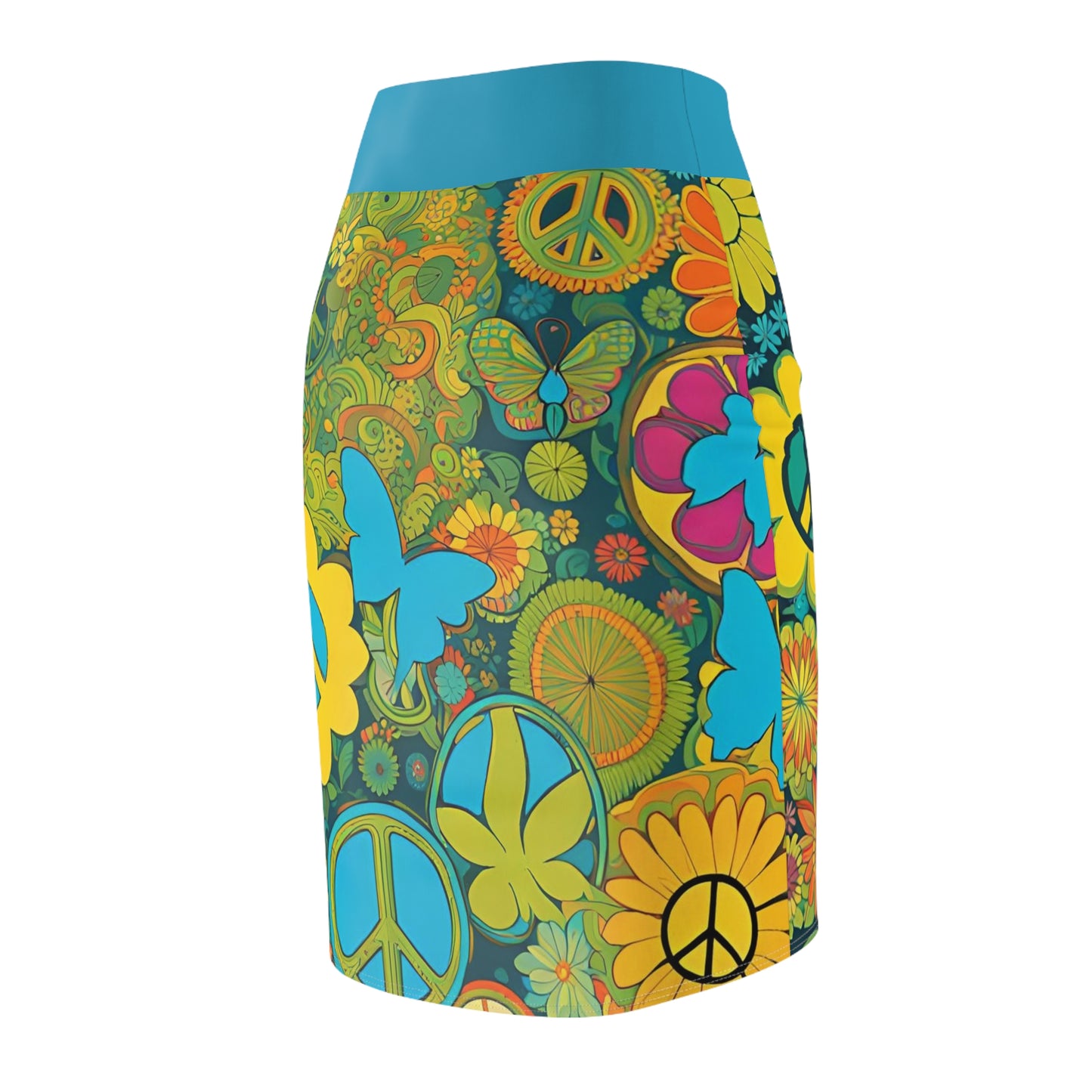 Flower Power Pencil Skirt