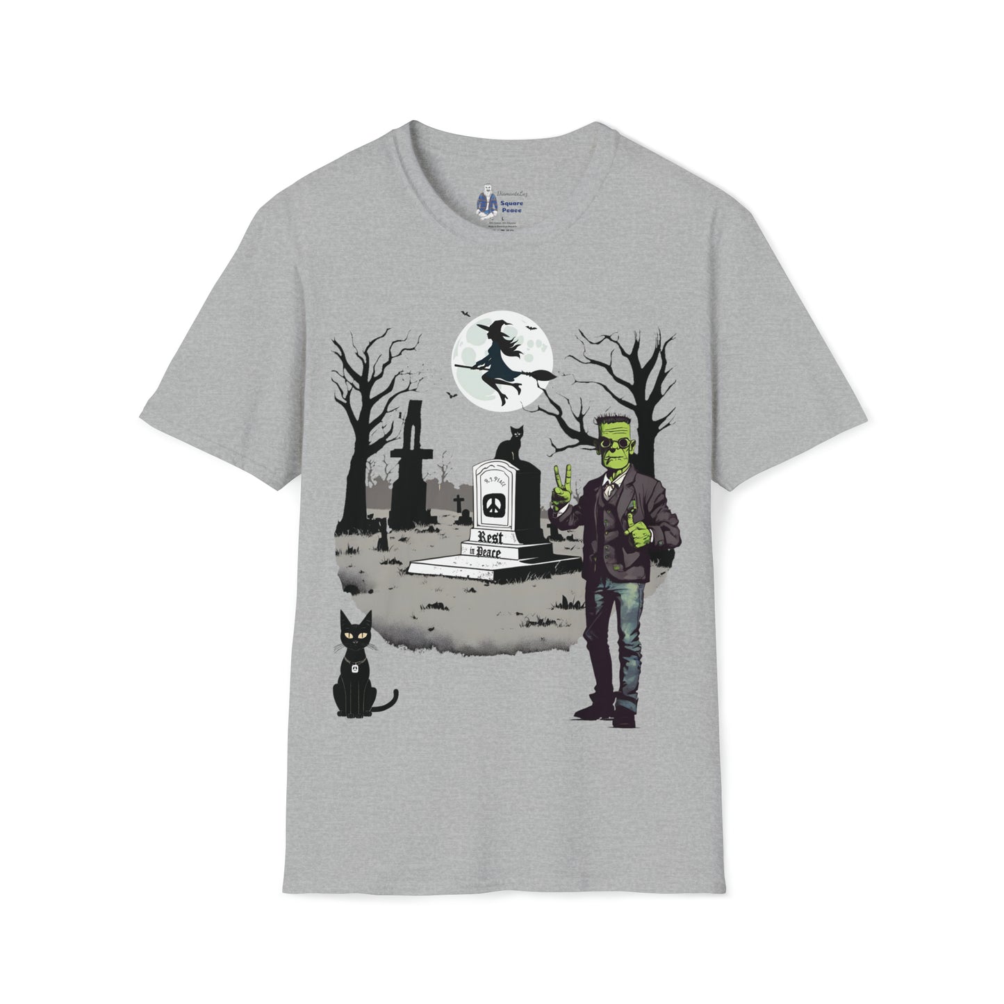 R.I.Peace Graveyard T-Shirt for Halloween