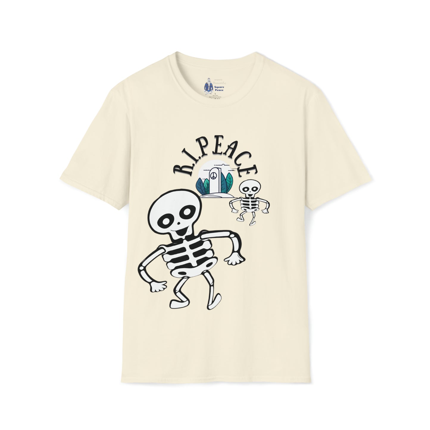 R.I.Peace Dancing Skeletons T-Shirt for Halloween