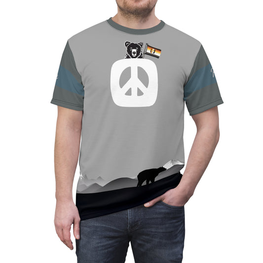 Peace Bear Silhouette Tee