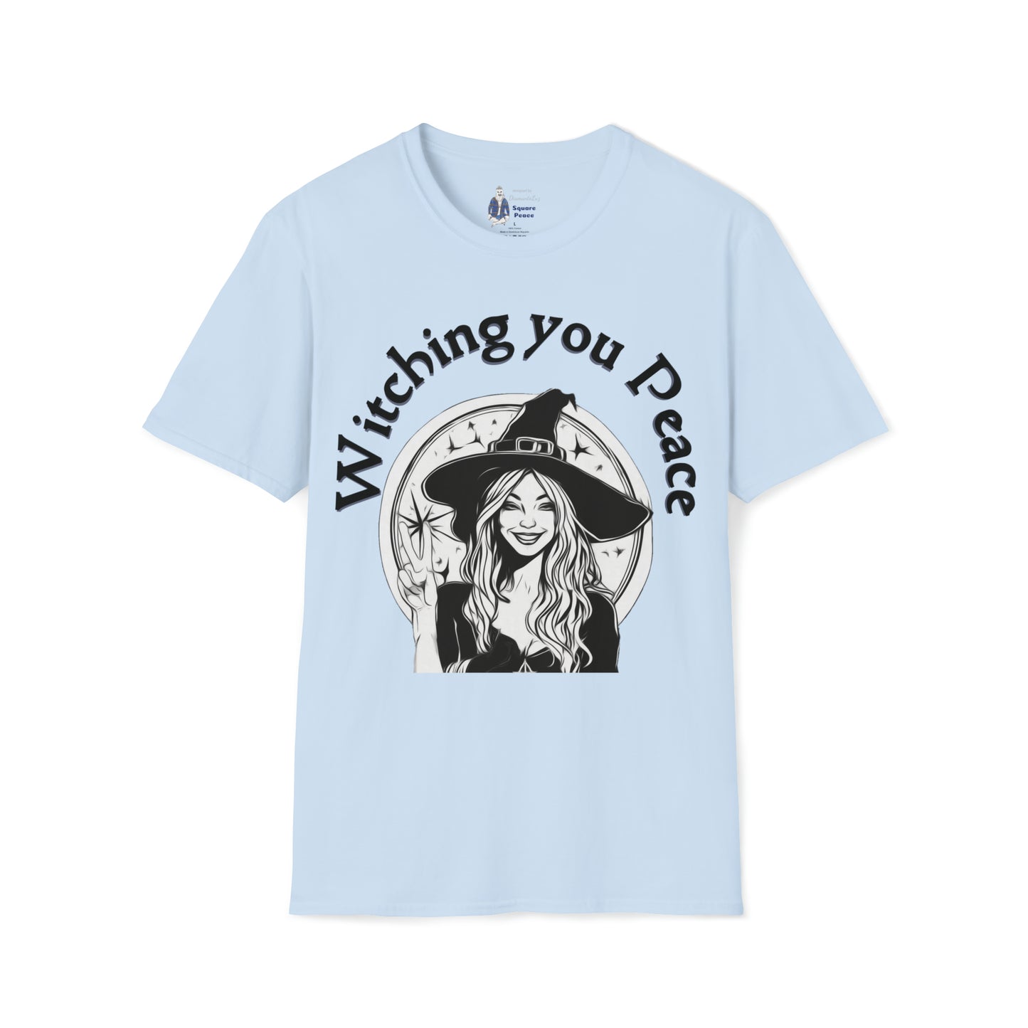 Witching You Peace T-Shirt for Halloween