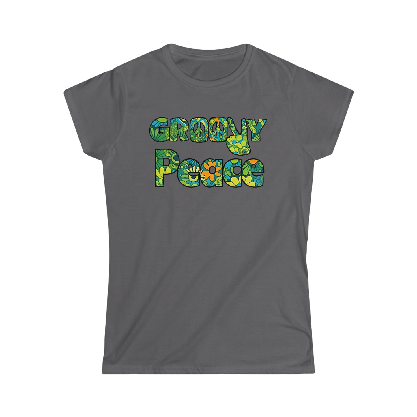 Groovy Peace Women's Softstyle Tee