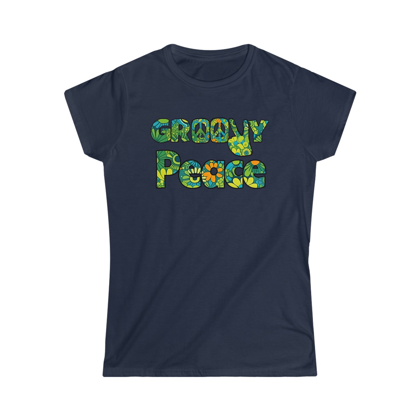 Groovy Peace Women's Softstyle Tee