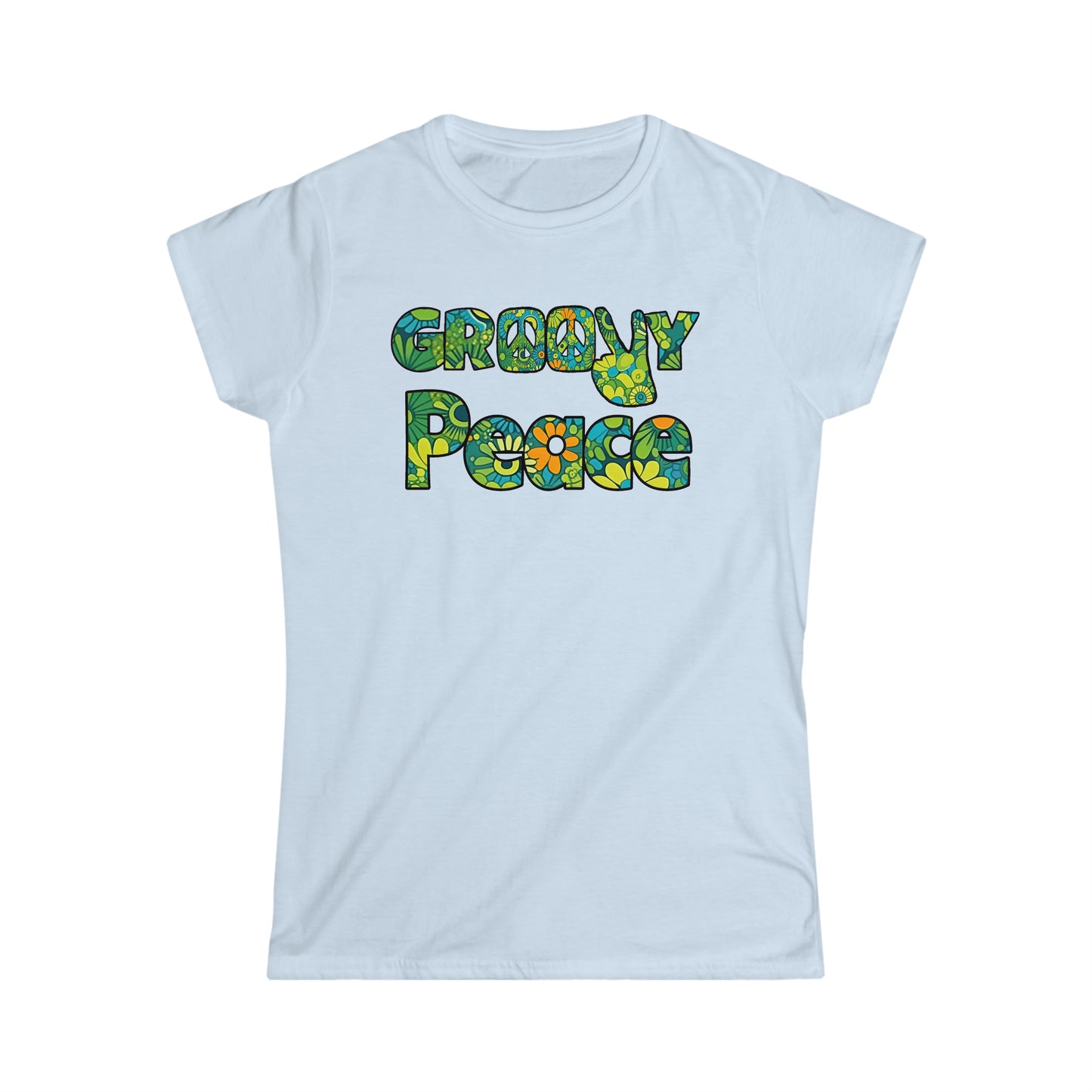 Groovy Peace Women's Softstyle Tee