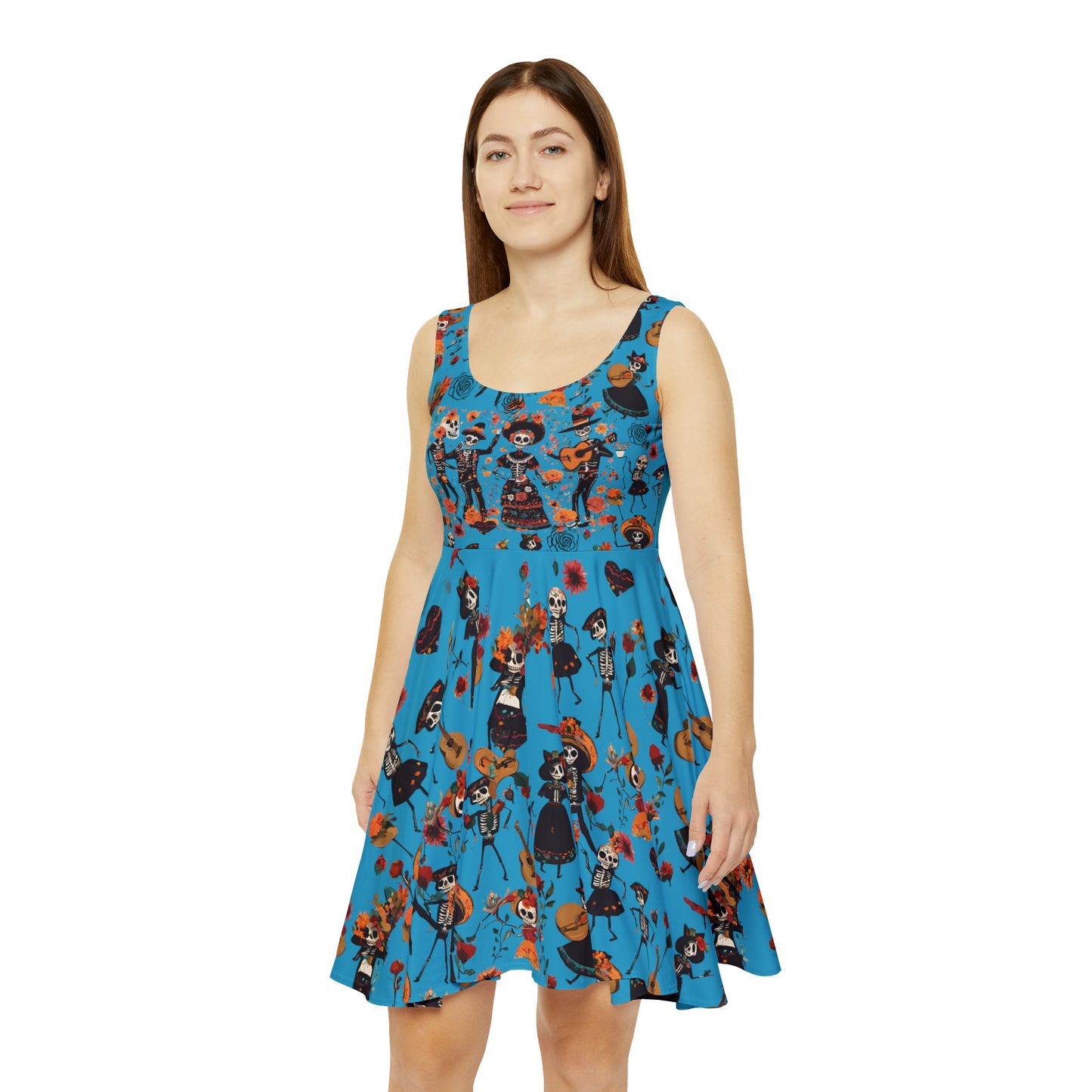 Day of the Dead Women's Sleeveless Skater Dress