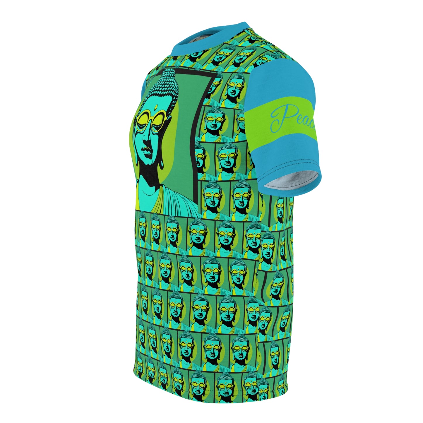 Pop Art Buddha Wearing Shades Pull-over Shirt