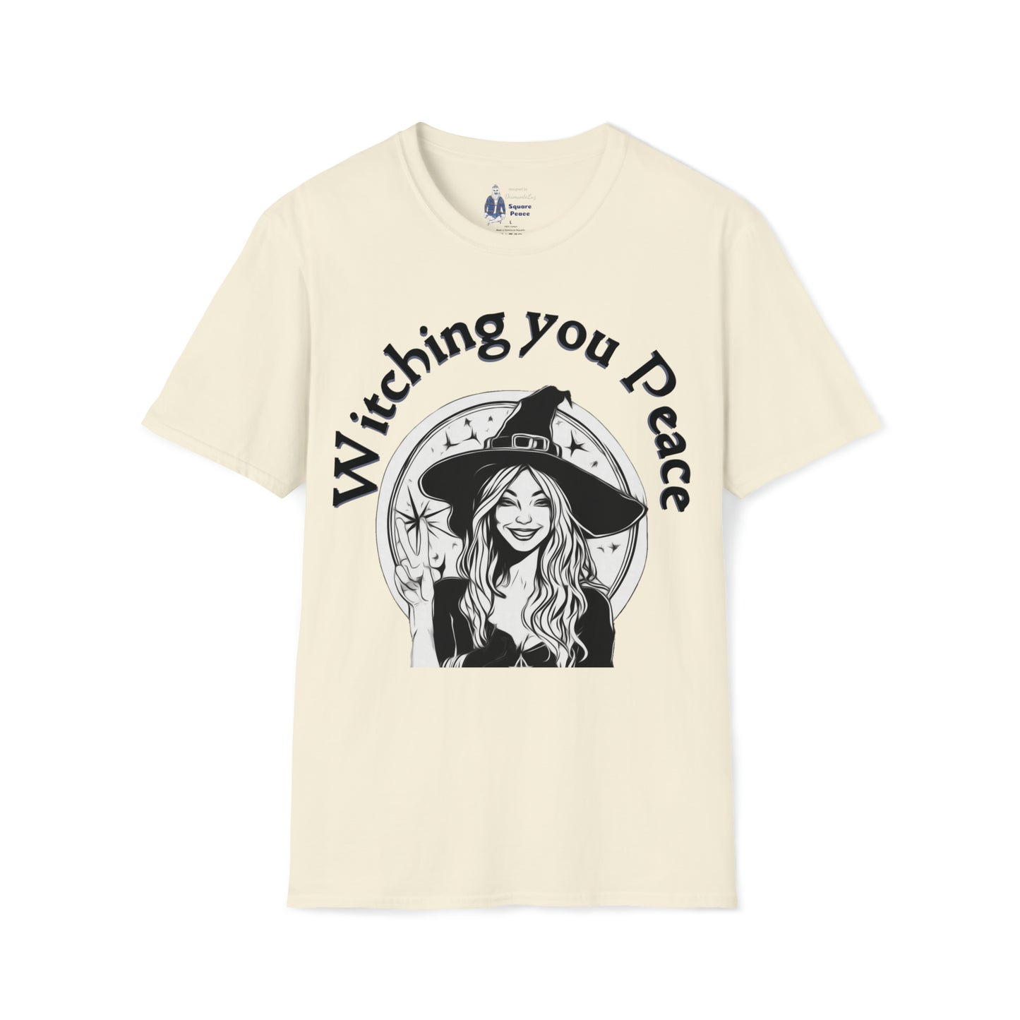 Witching You Peace T-Shirt for Halloween