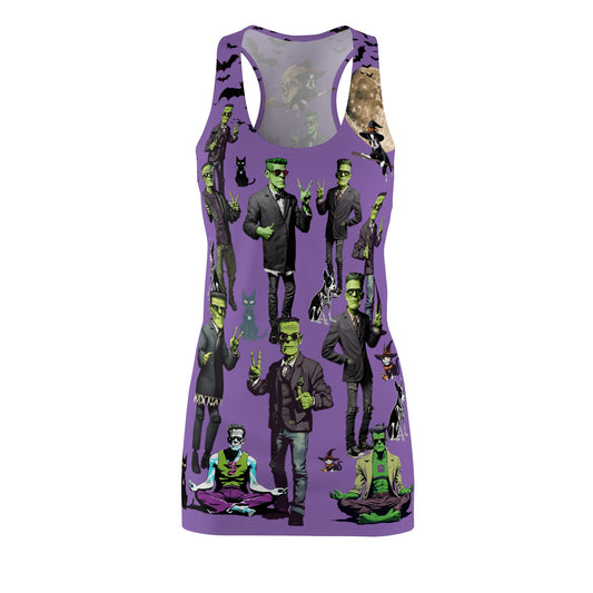 Peace Signs & Franensteins Racerback Sleeveless for Halloween